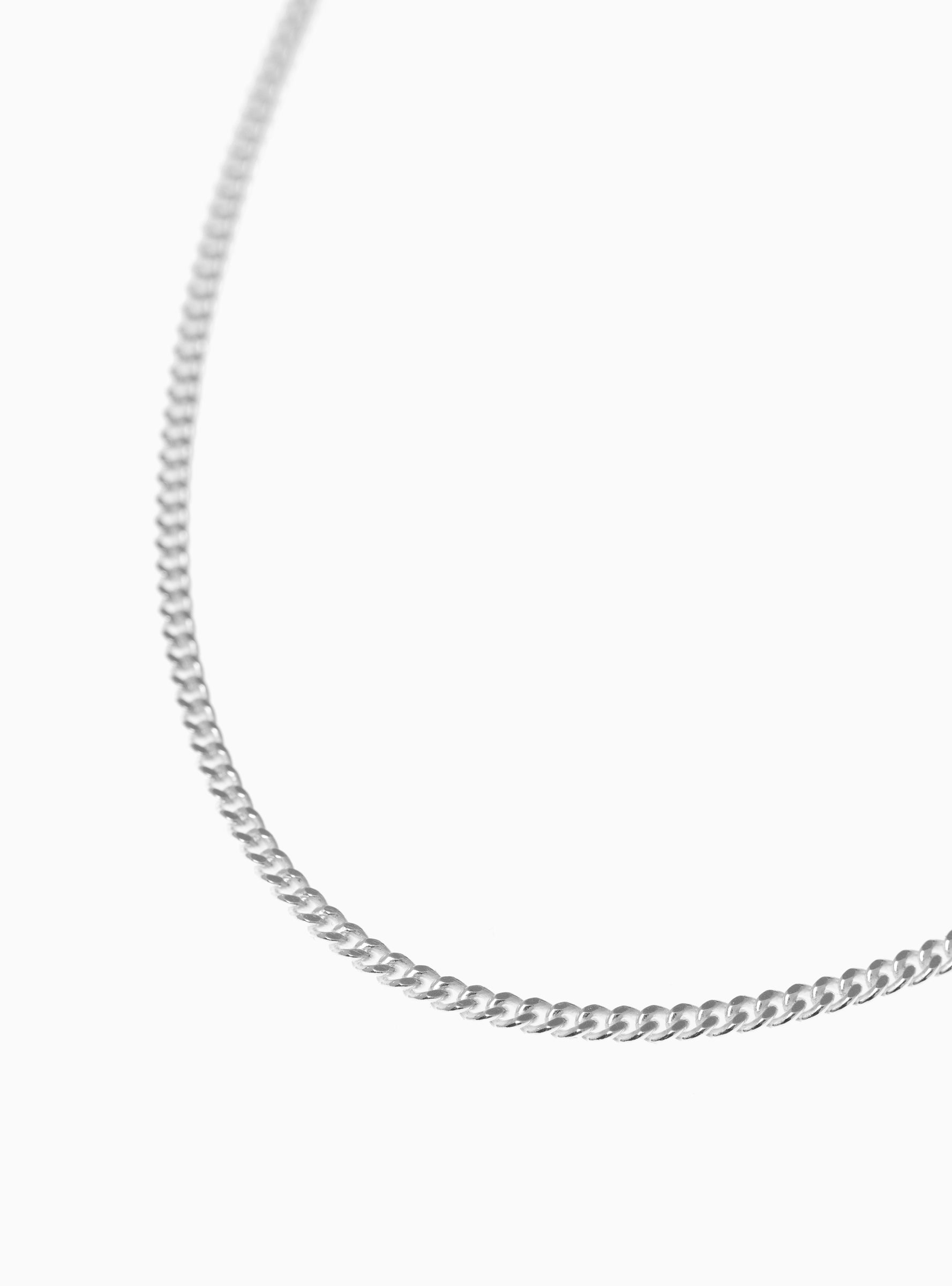  Garbstore Silver Classic Curb Chain 2.4mm 20"