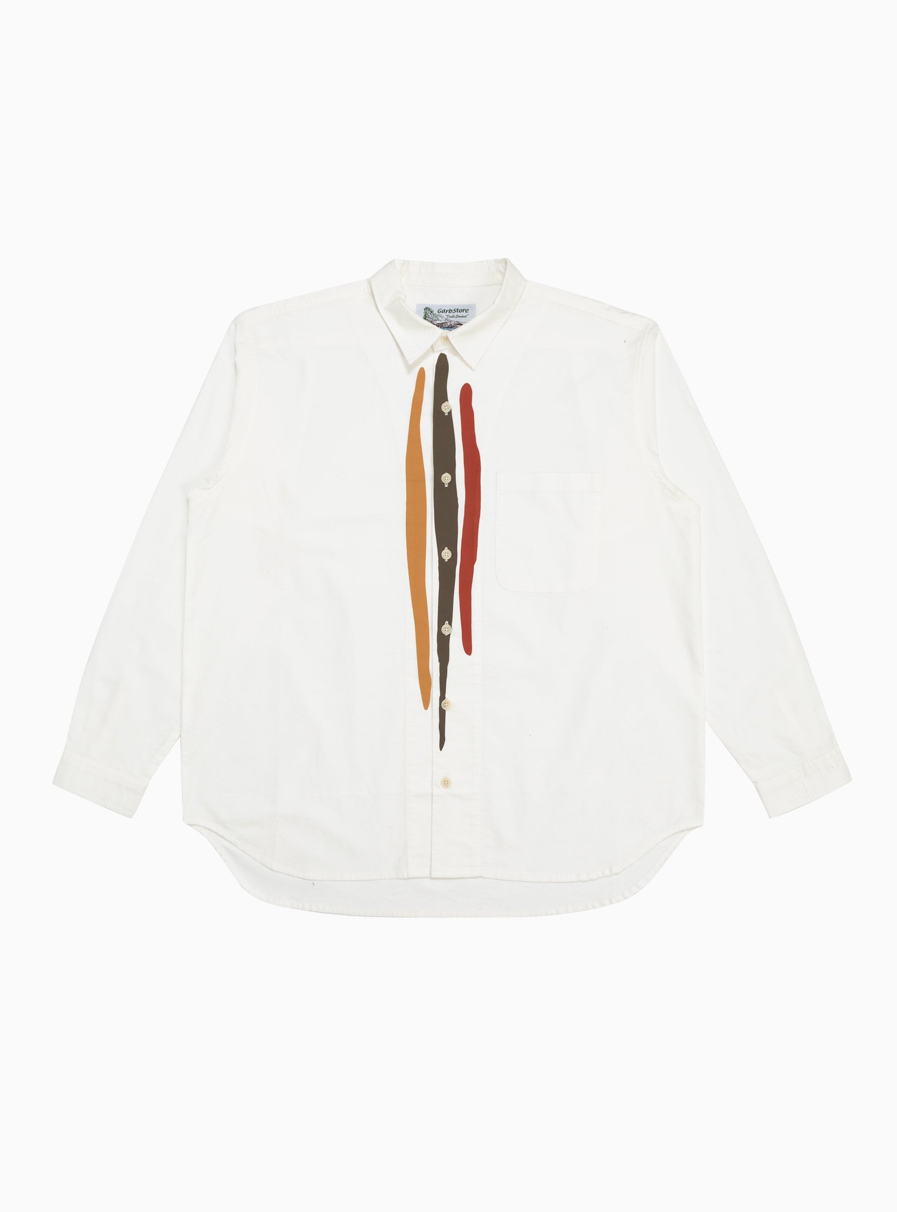  Garbstore Printed Grande Shirt Ivory