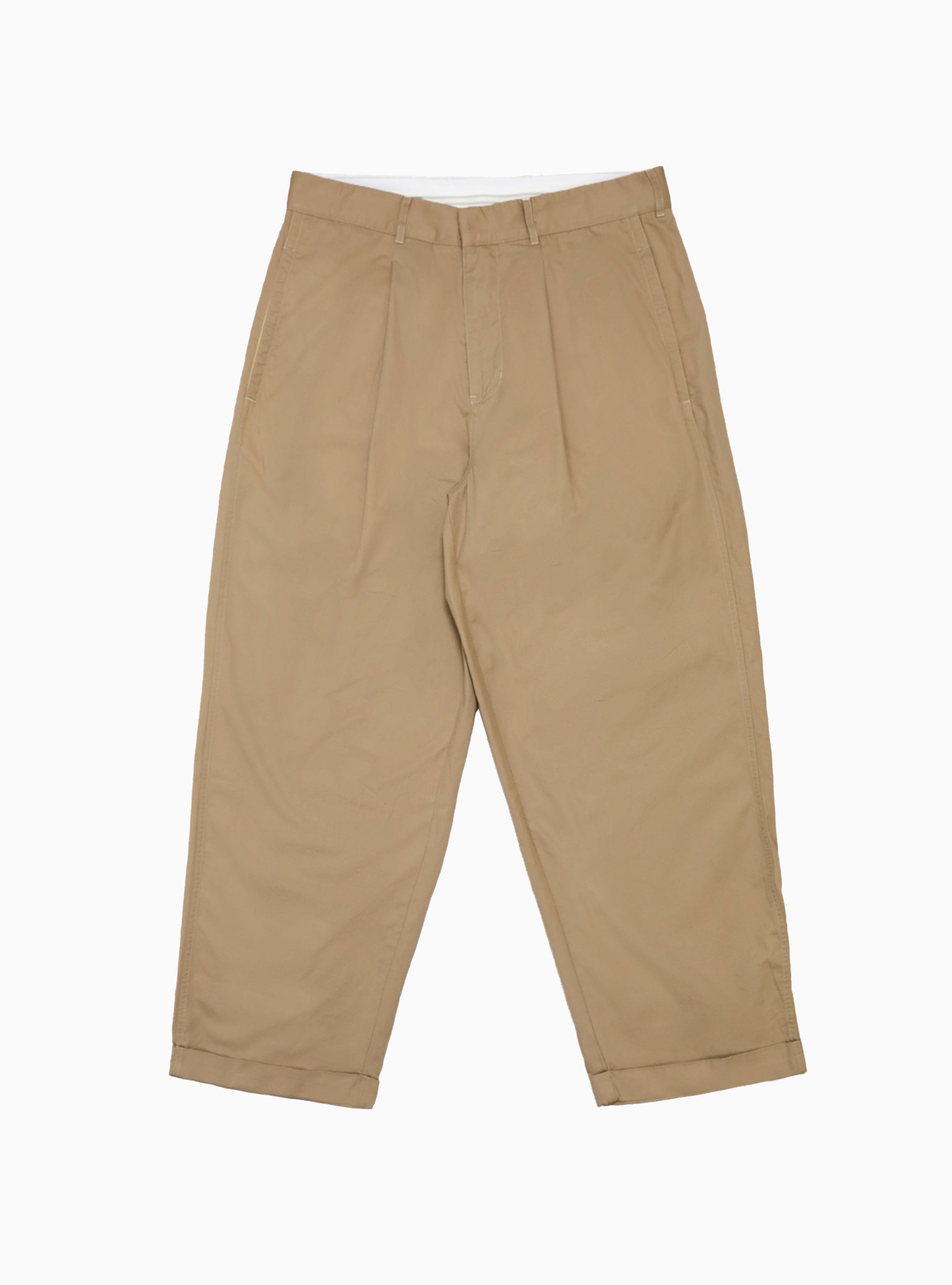  Garbstore Manager Pleated Pants Camel