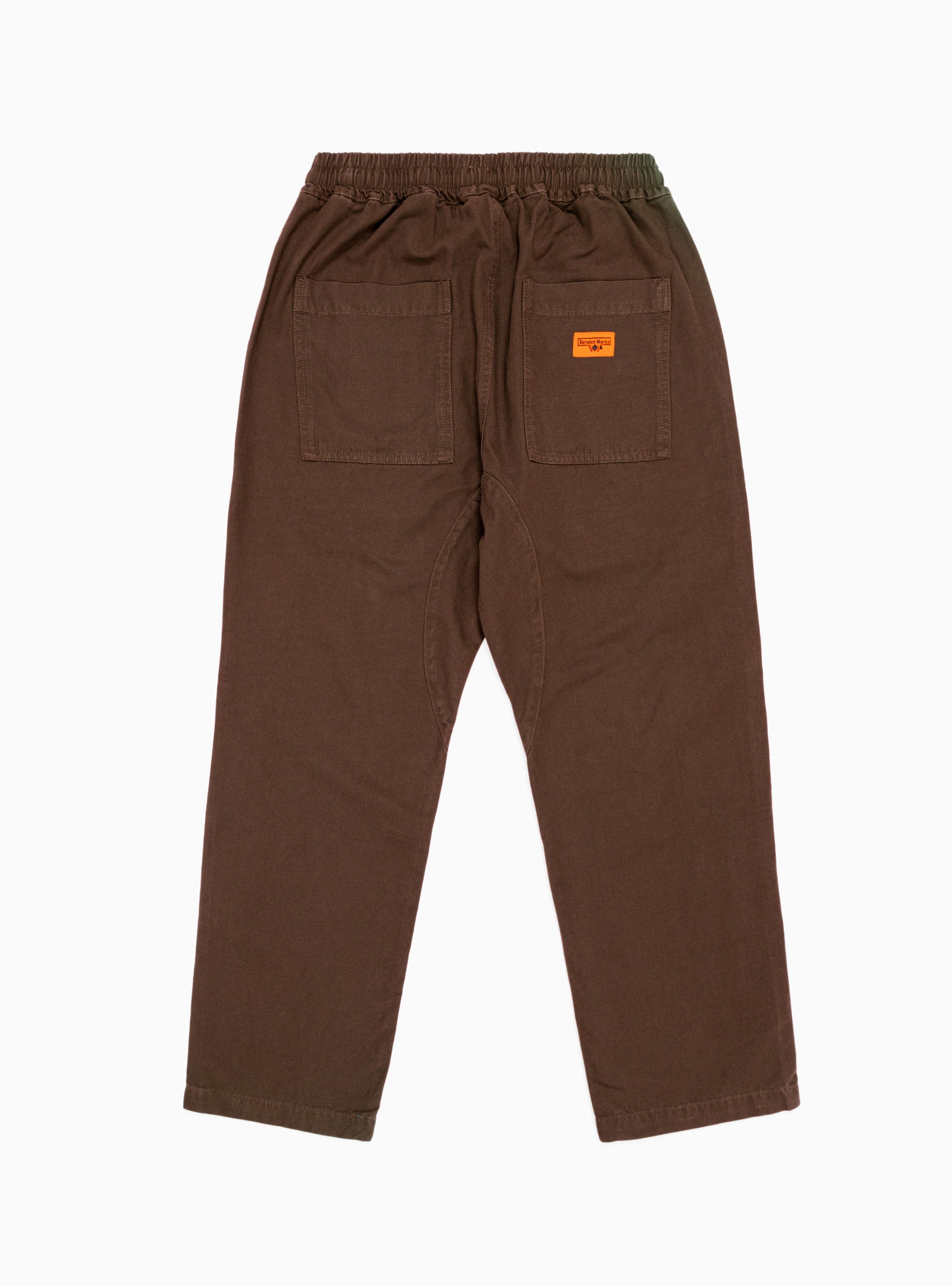 Service Works Service Works Classic Chef Trousers Brown - Size: Large
