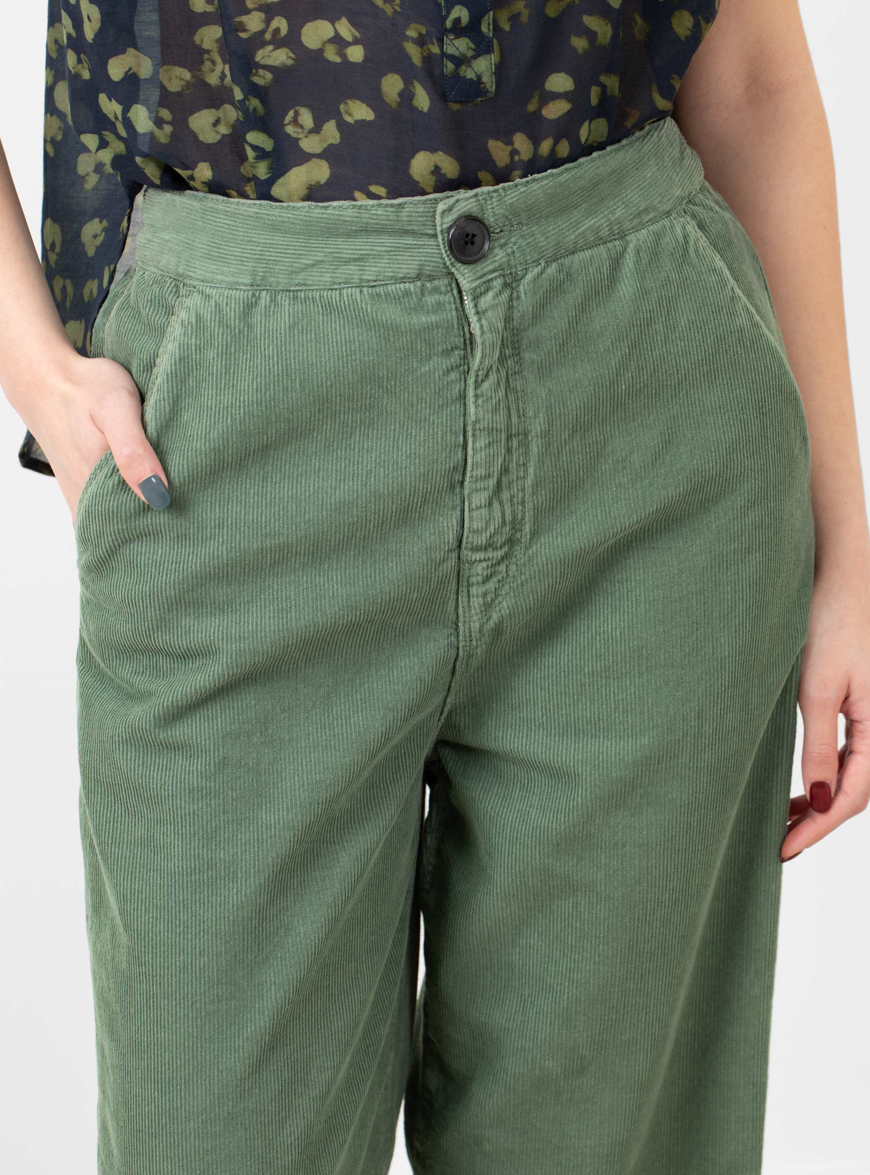  Bellerose Pasop Trousers Eucalyptus Green - Size: UK12