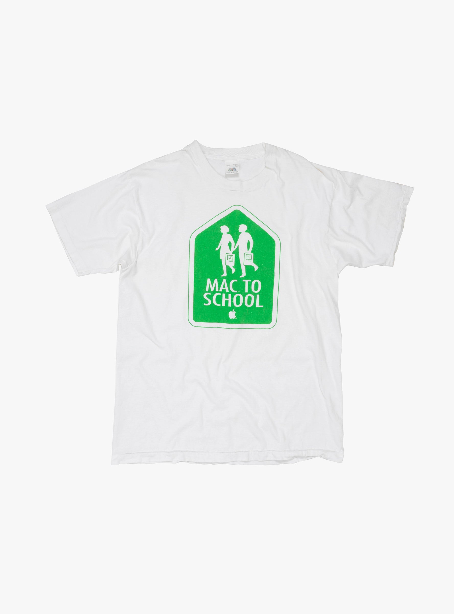  Unified Goods '90s Mac to School T-shirt White