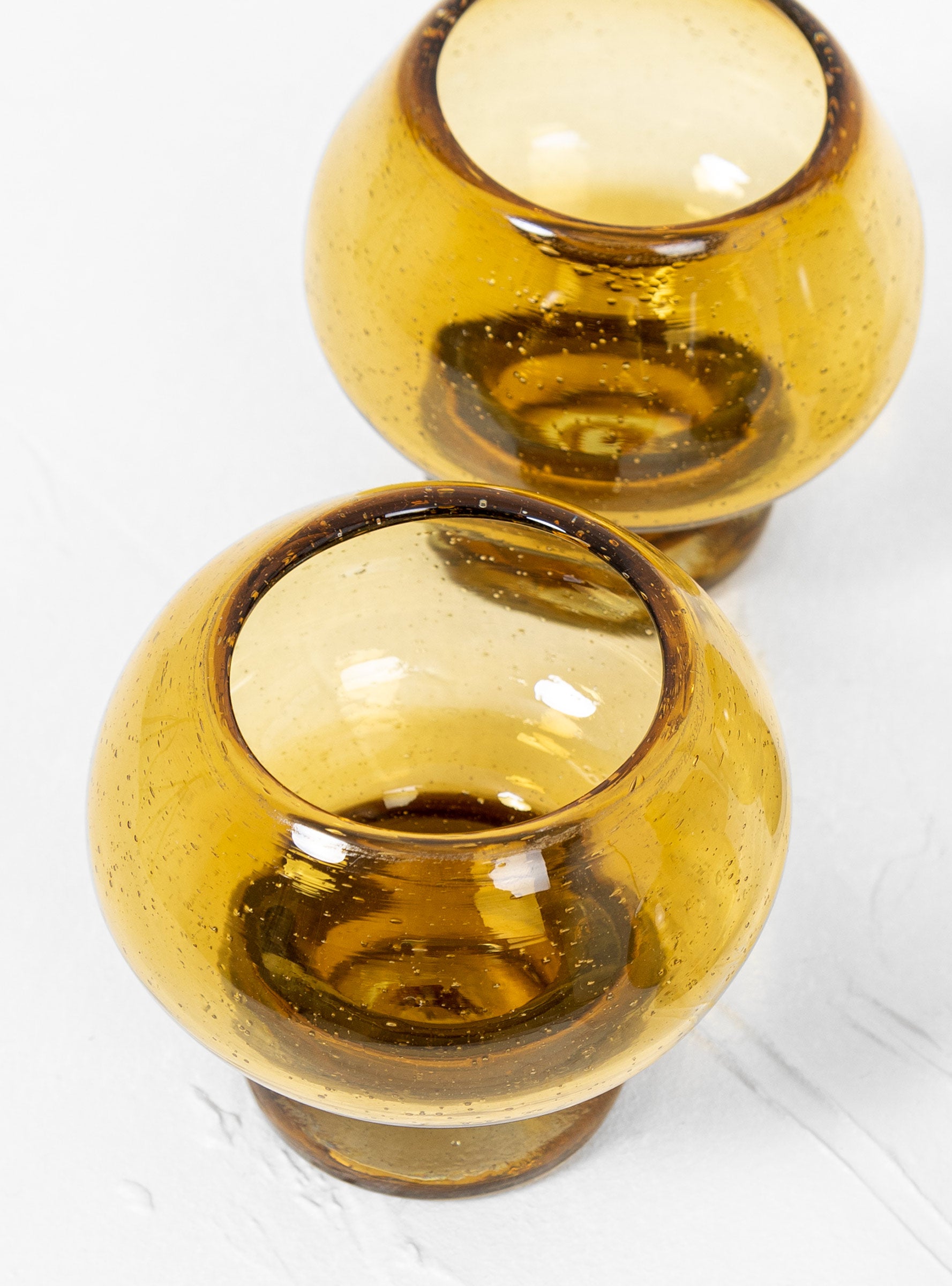  General Admission Mushroom Glass Set Amber