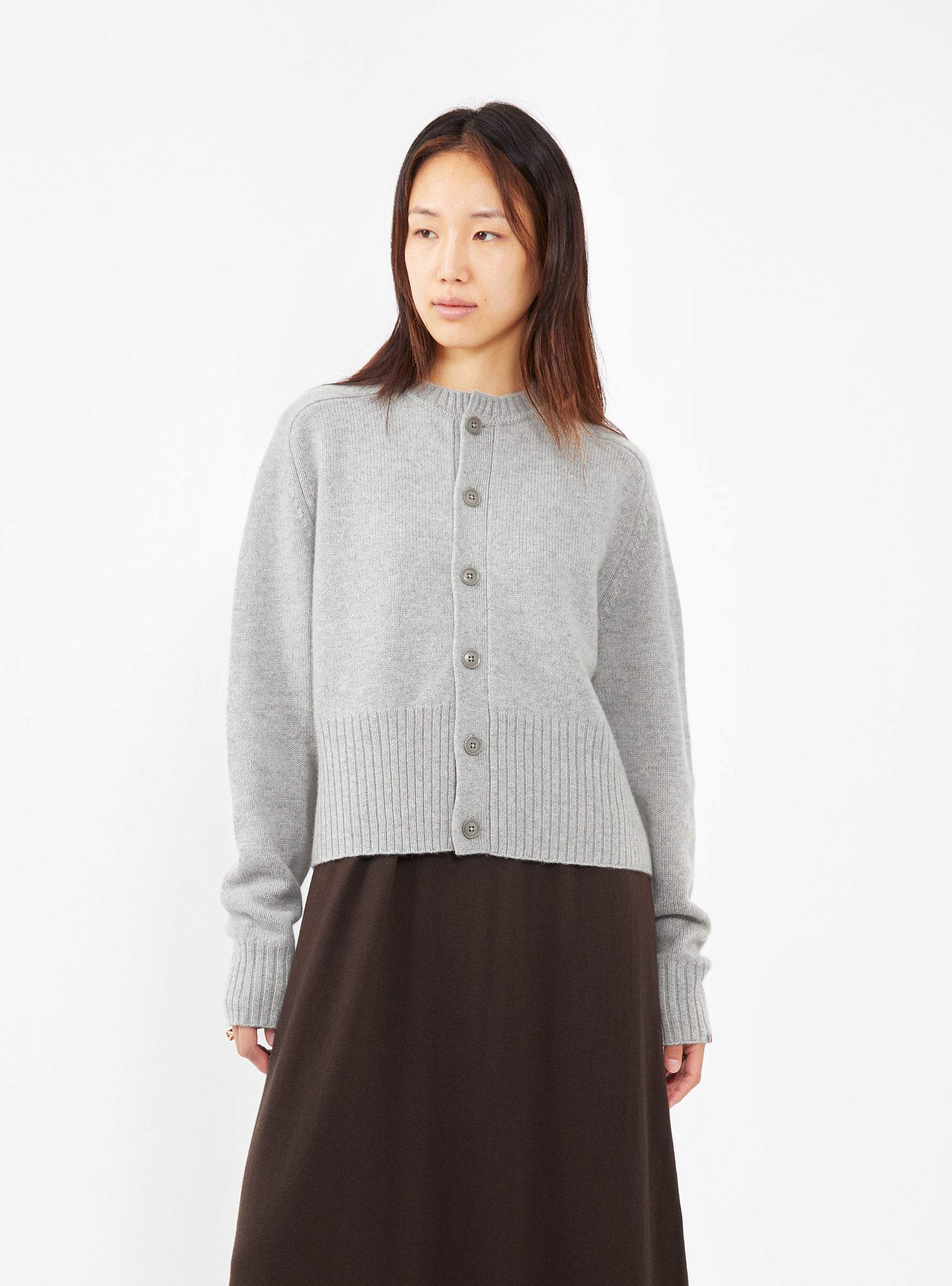  Extreme Cashmere No.298 Scala Cardigan Grey