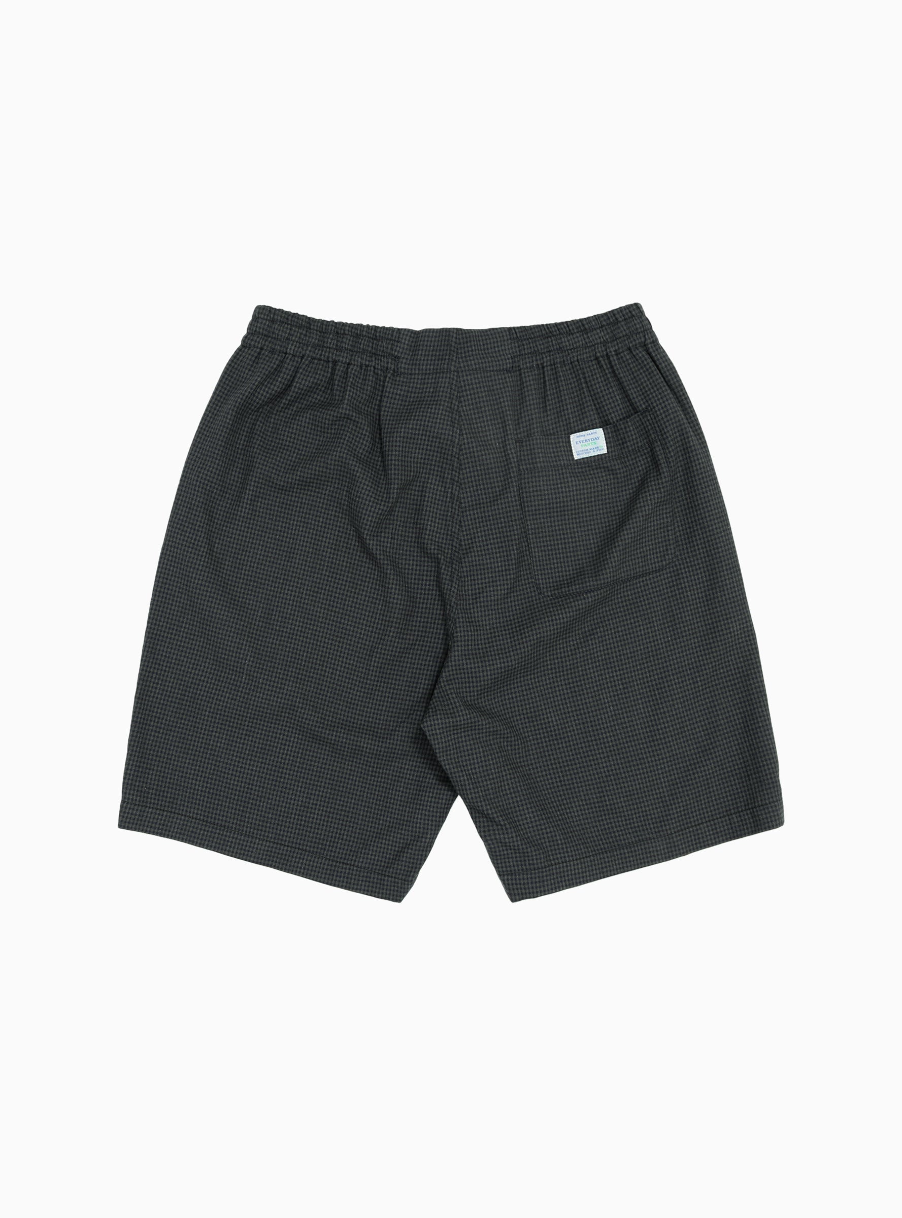  Home Party Shorts Navy Check - Size: Medium