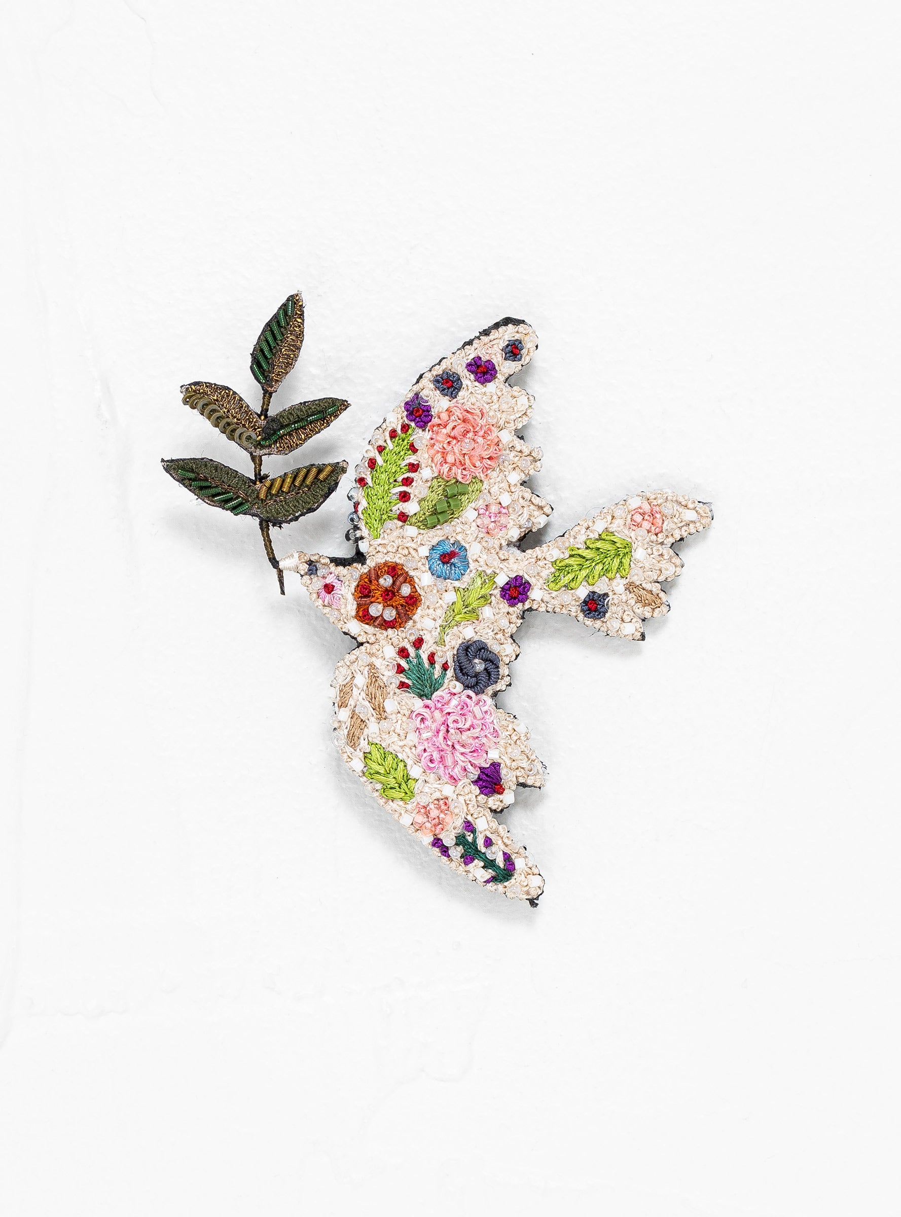  Trovelore Peace Bird Brooch Multi