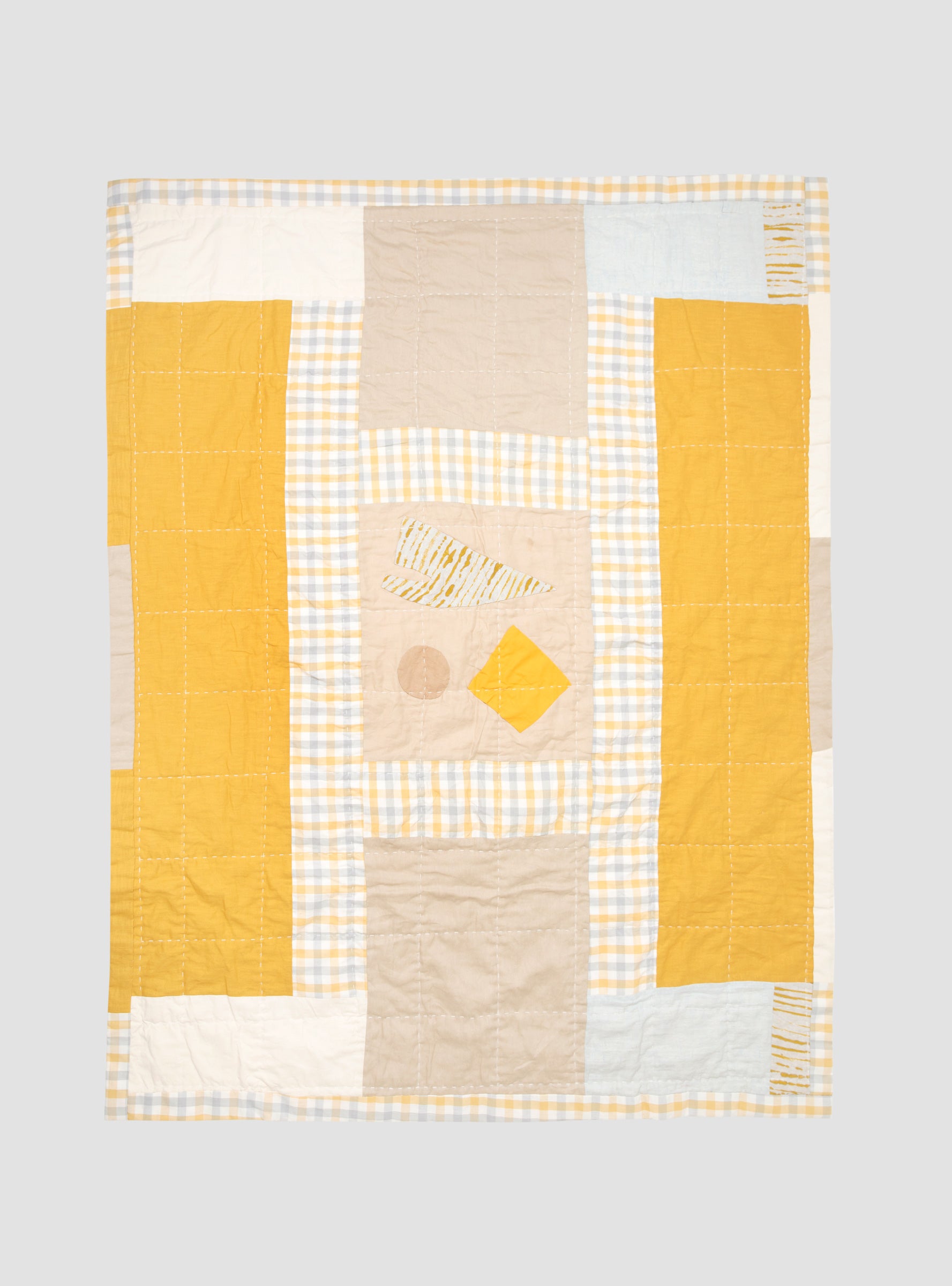  Tessa Layzelle Raptors Quilt Yellow