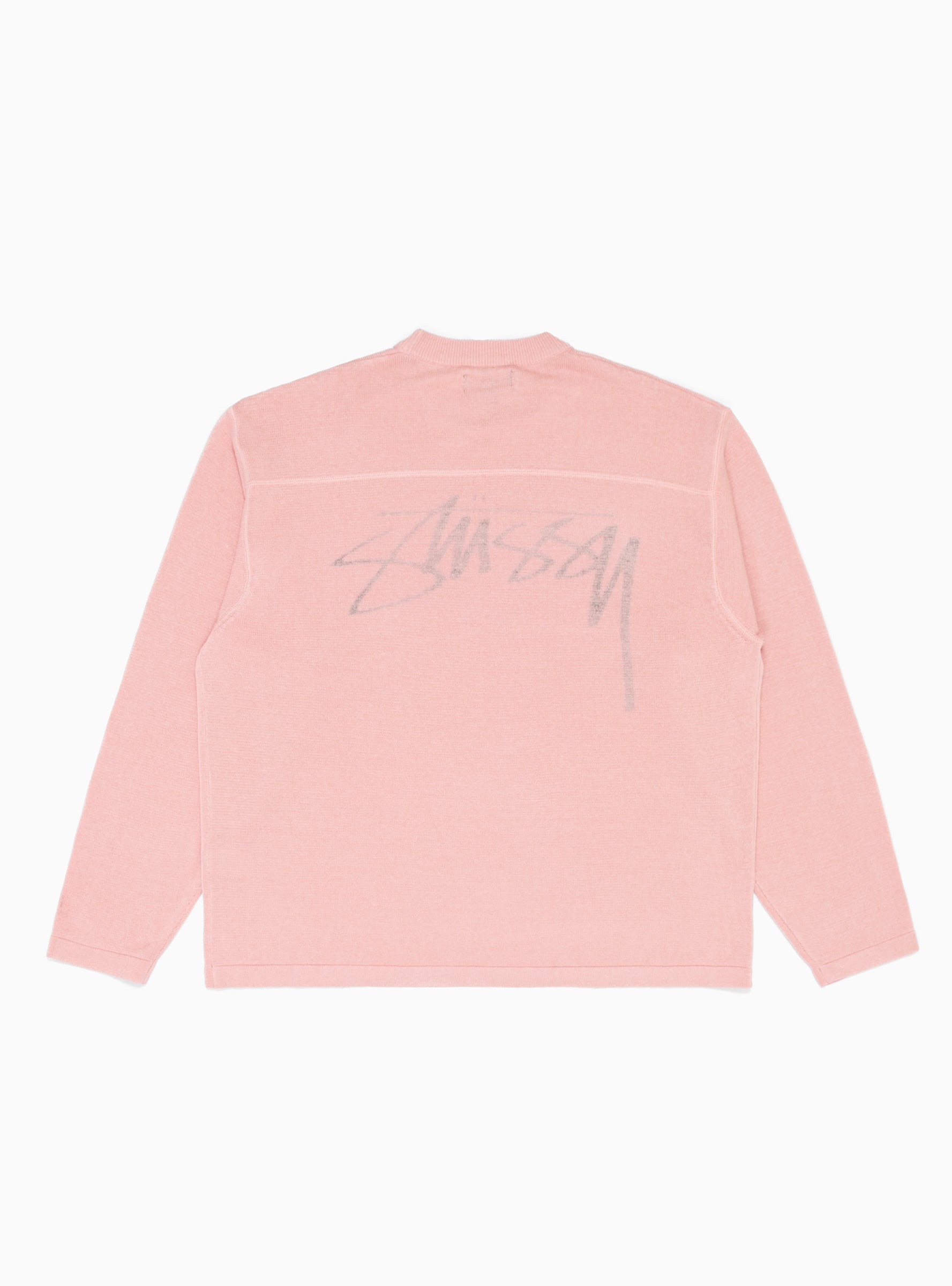  Stüssy Football Sweater Pink