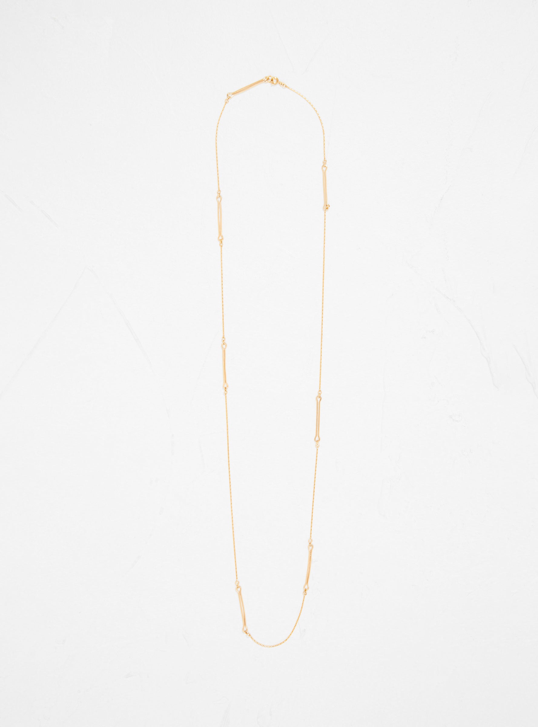  Helena Rohner Long Gold Plated Necklace