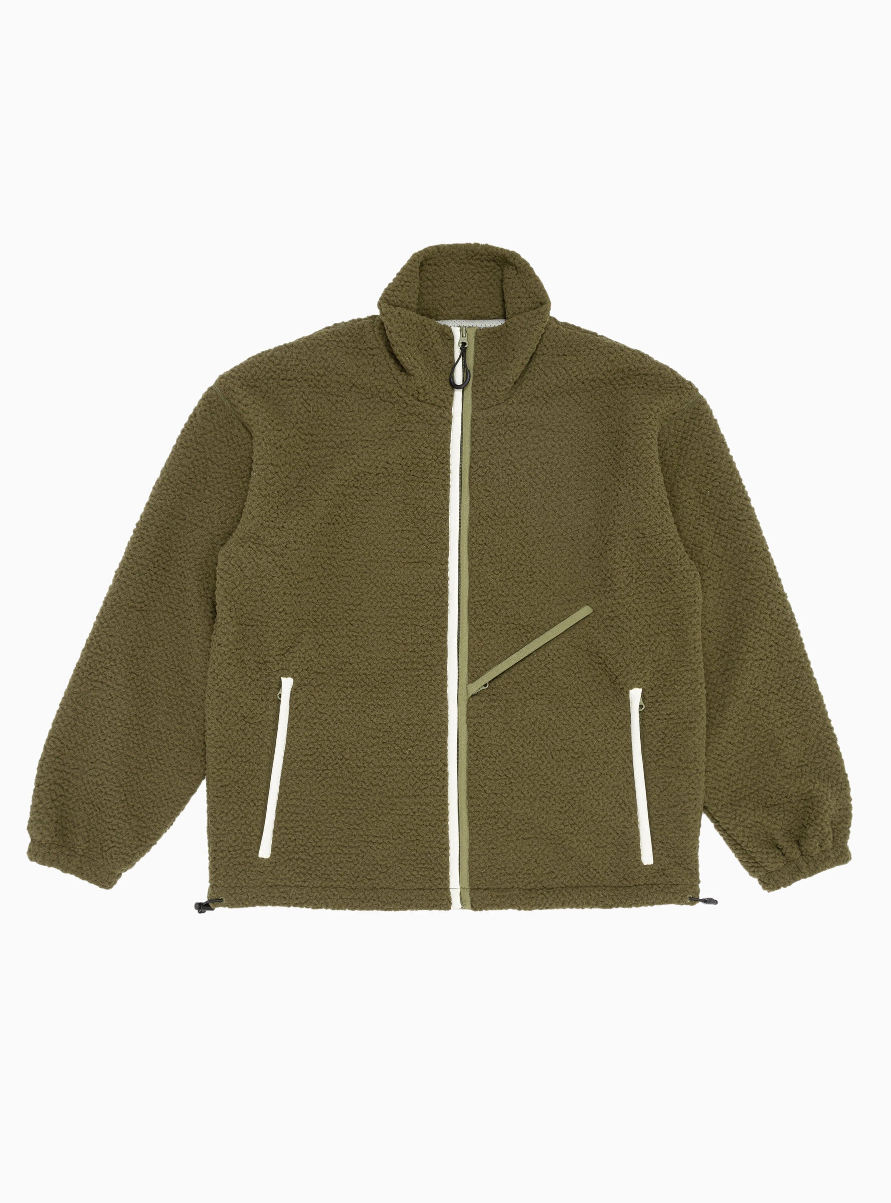  Garbstore Zip Up Fleece Olive