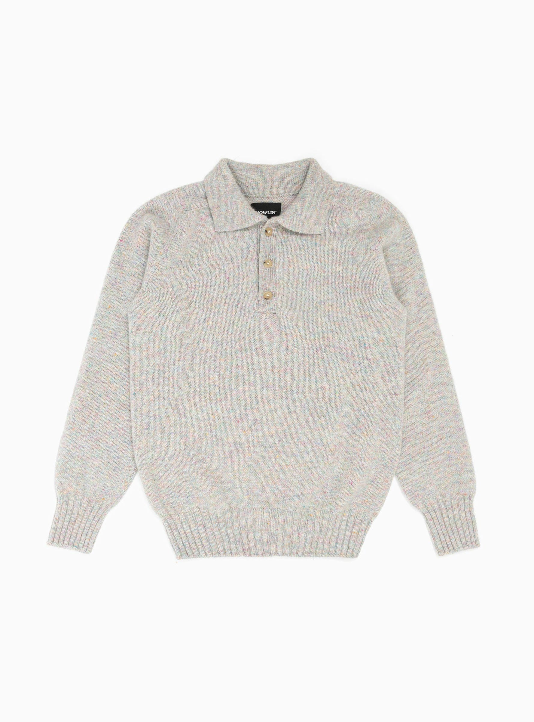  Howlin' Ghost Pressure Polo Sweater Galaxy Grey