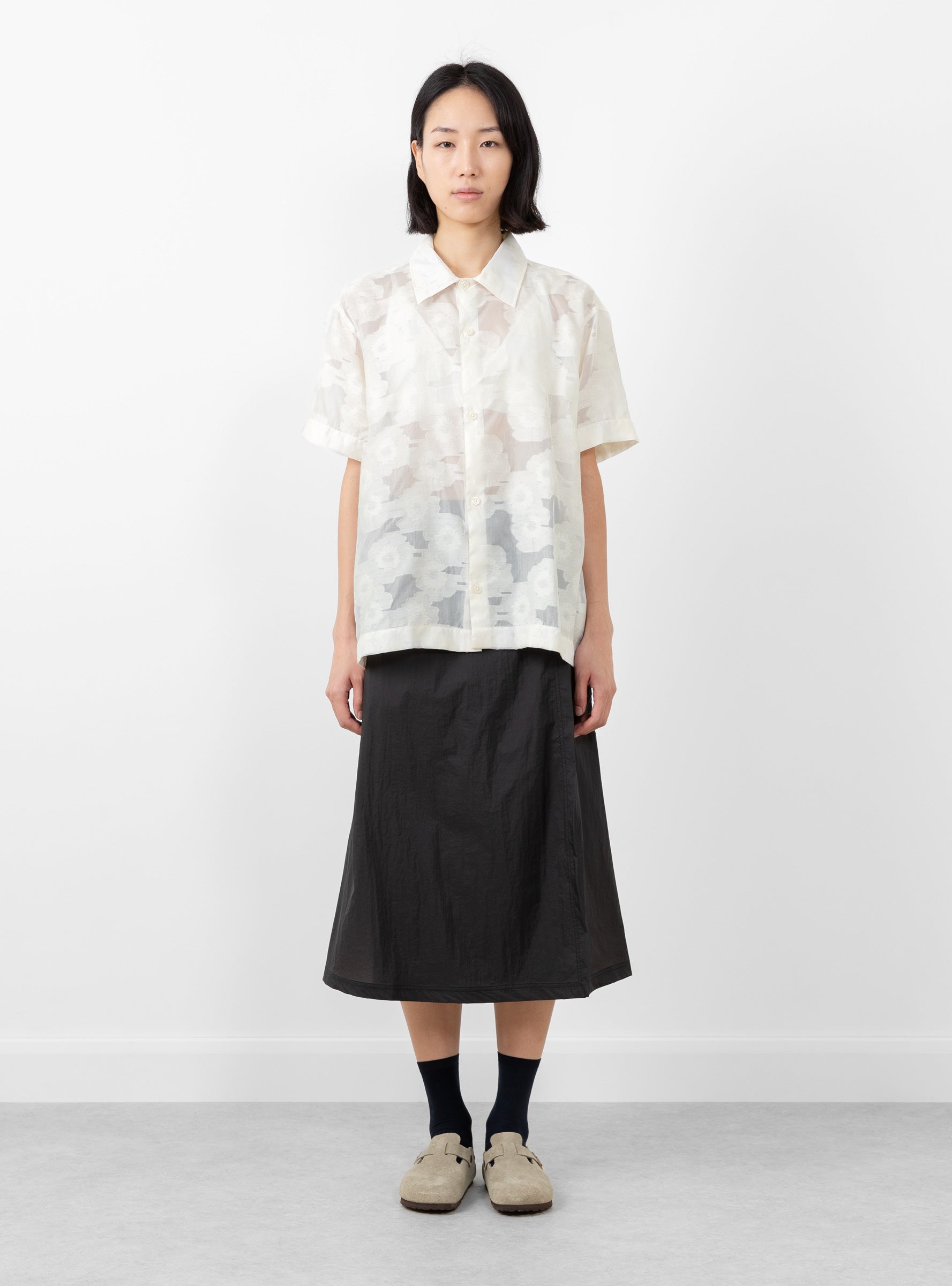  mfpen Holiday Shirt Floral Silk