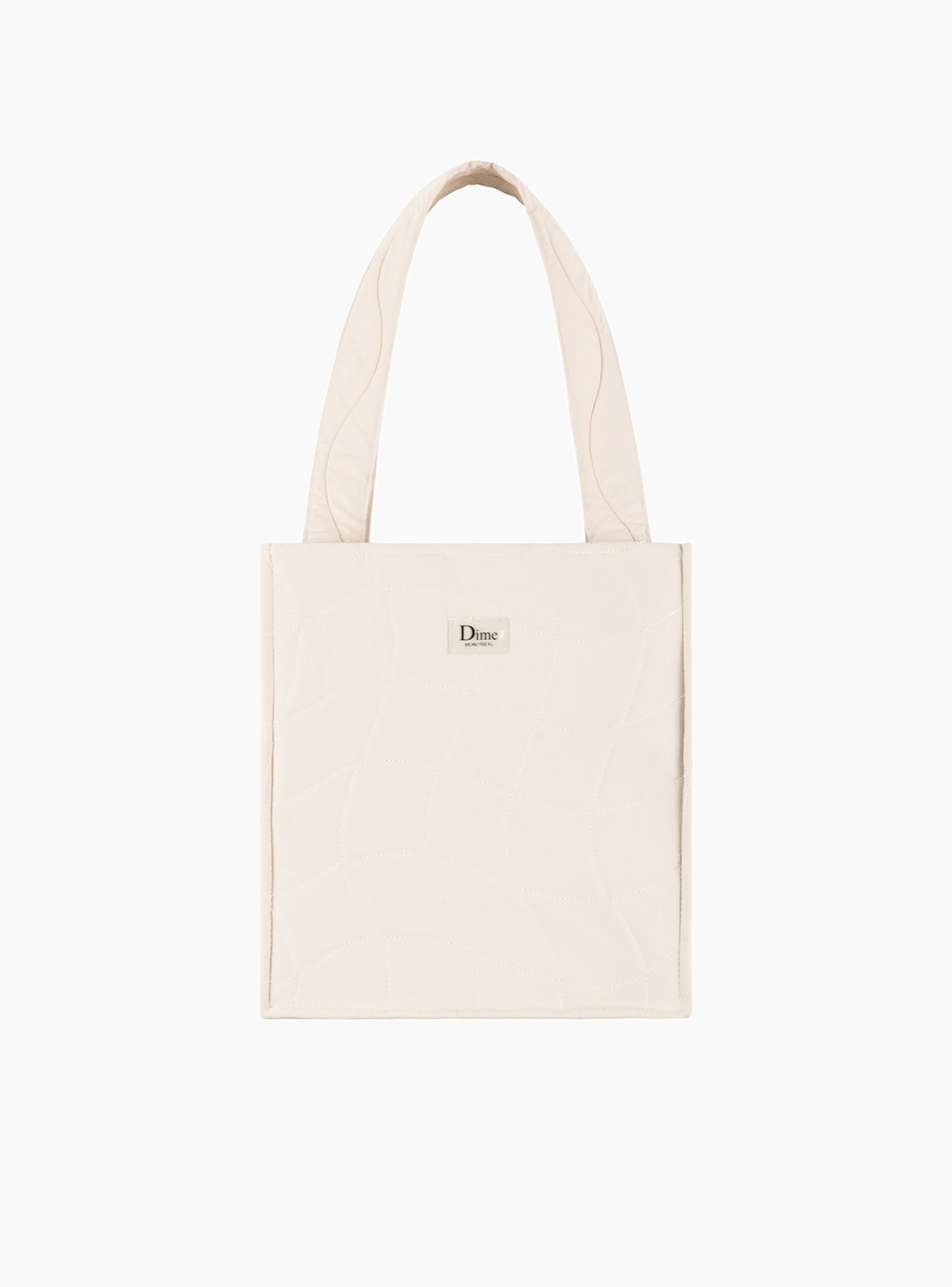  Dime Quilted Tote Bag Tan