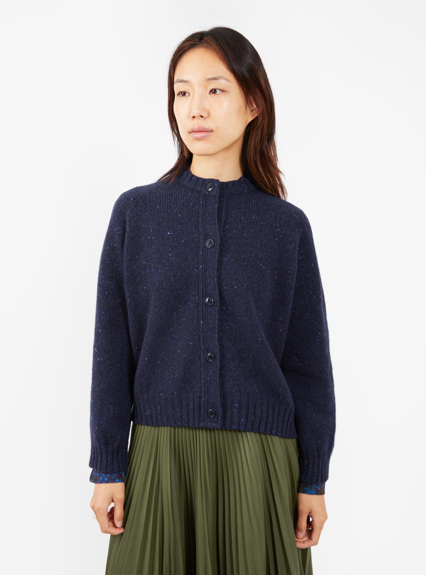  YMC Atomic Cardigan Navy