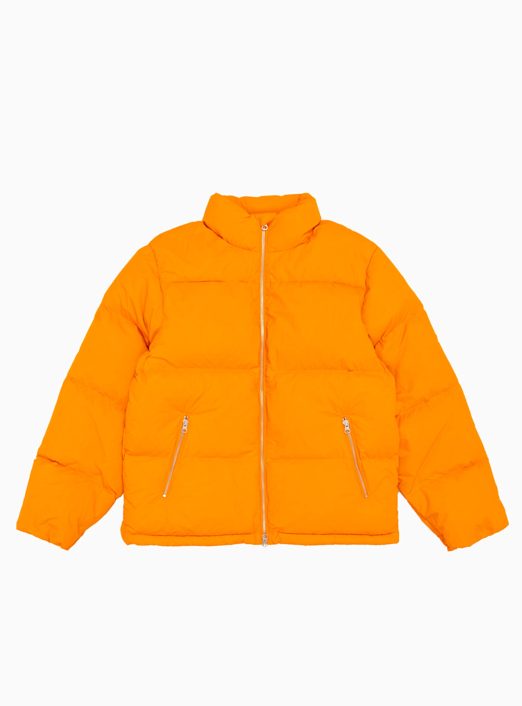  Stüssy Nylon Down Puffer Jacket Orange