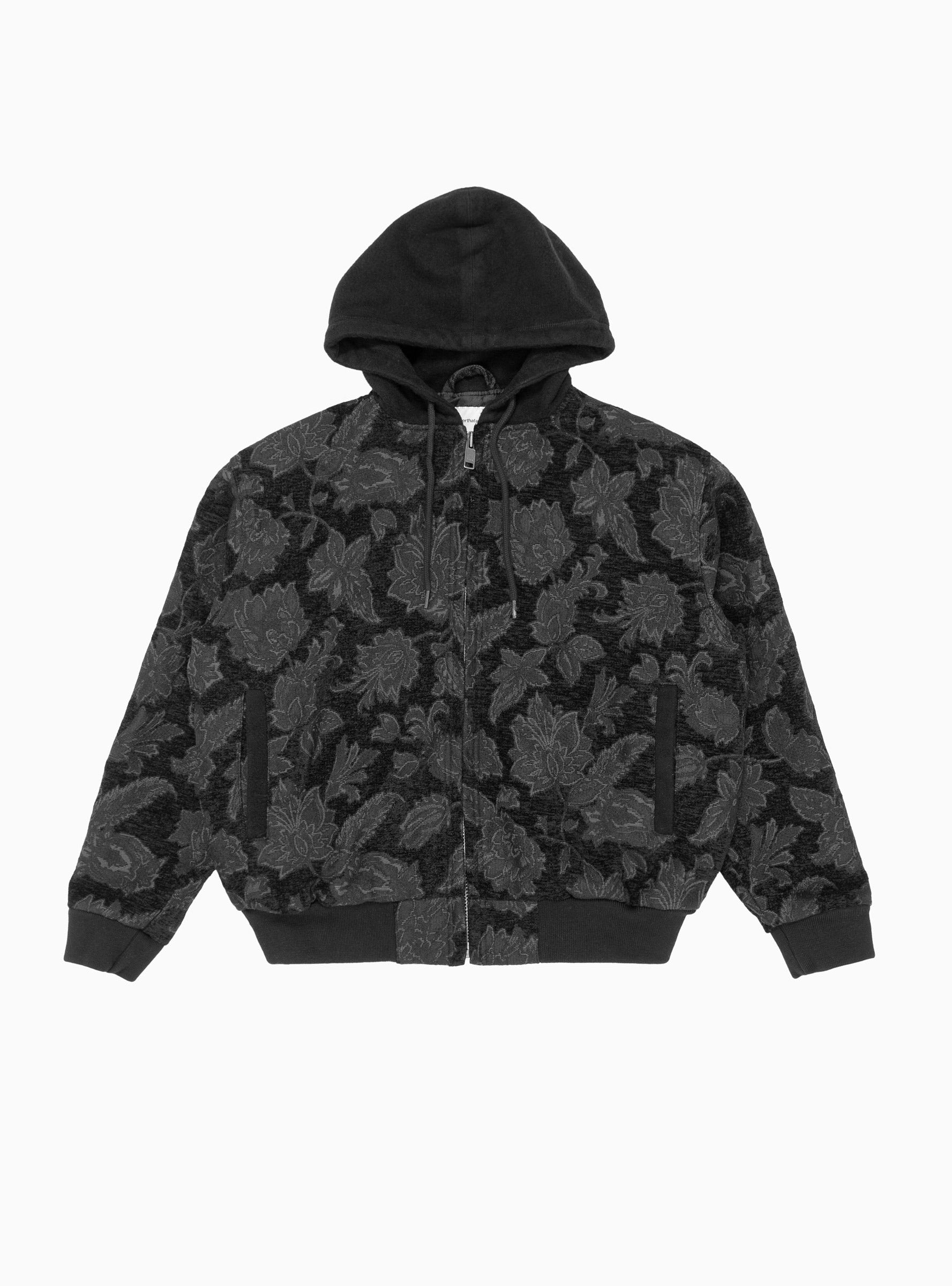  thisisneverthat Floral Work Jacket Black