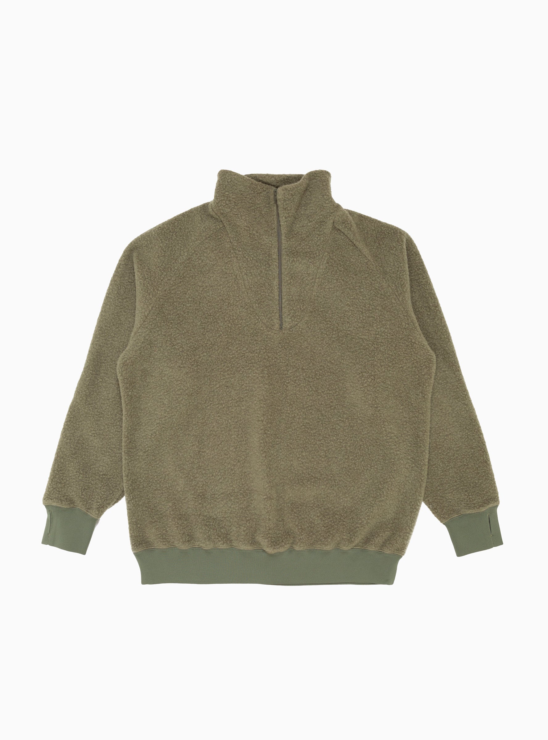  Beams Plus MIL Half Zip Fleece Olive