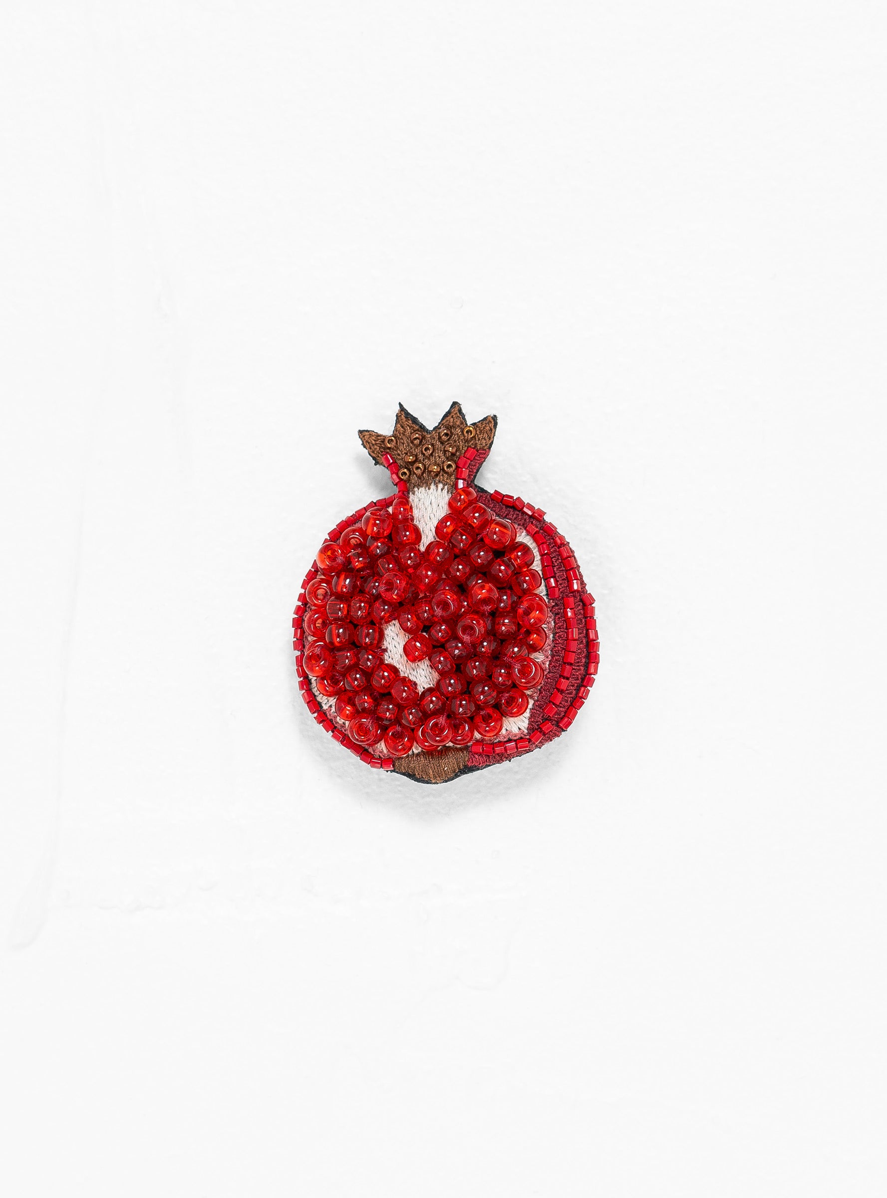  Trovelore Pomegranate Brooch Red