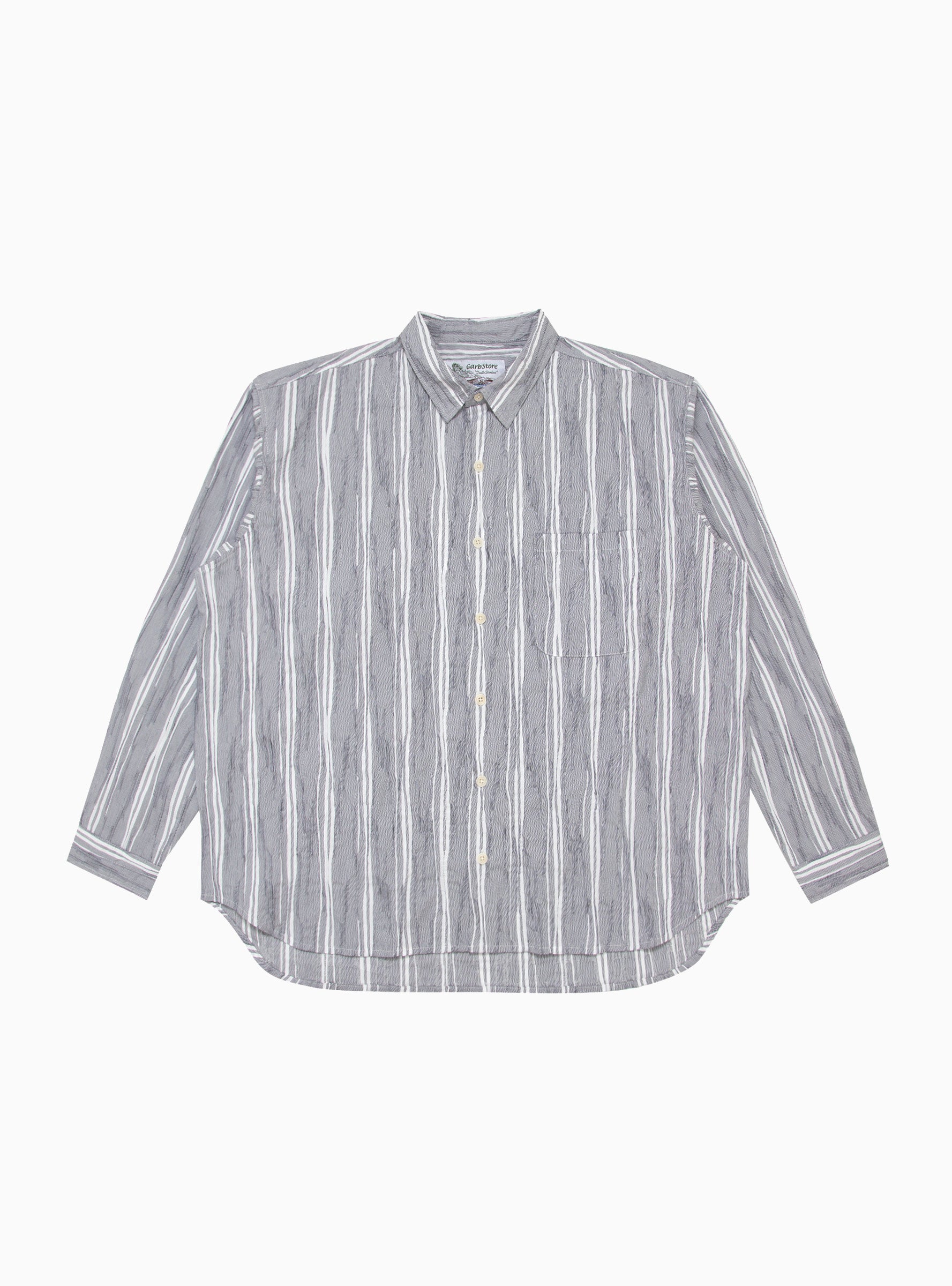  Garbstore Grande V2 Shirt Grey Stripe