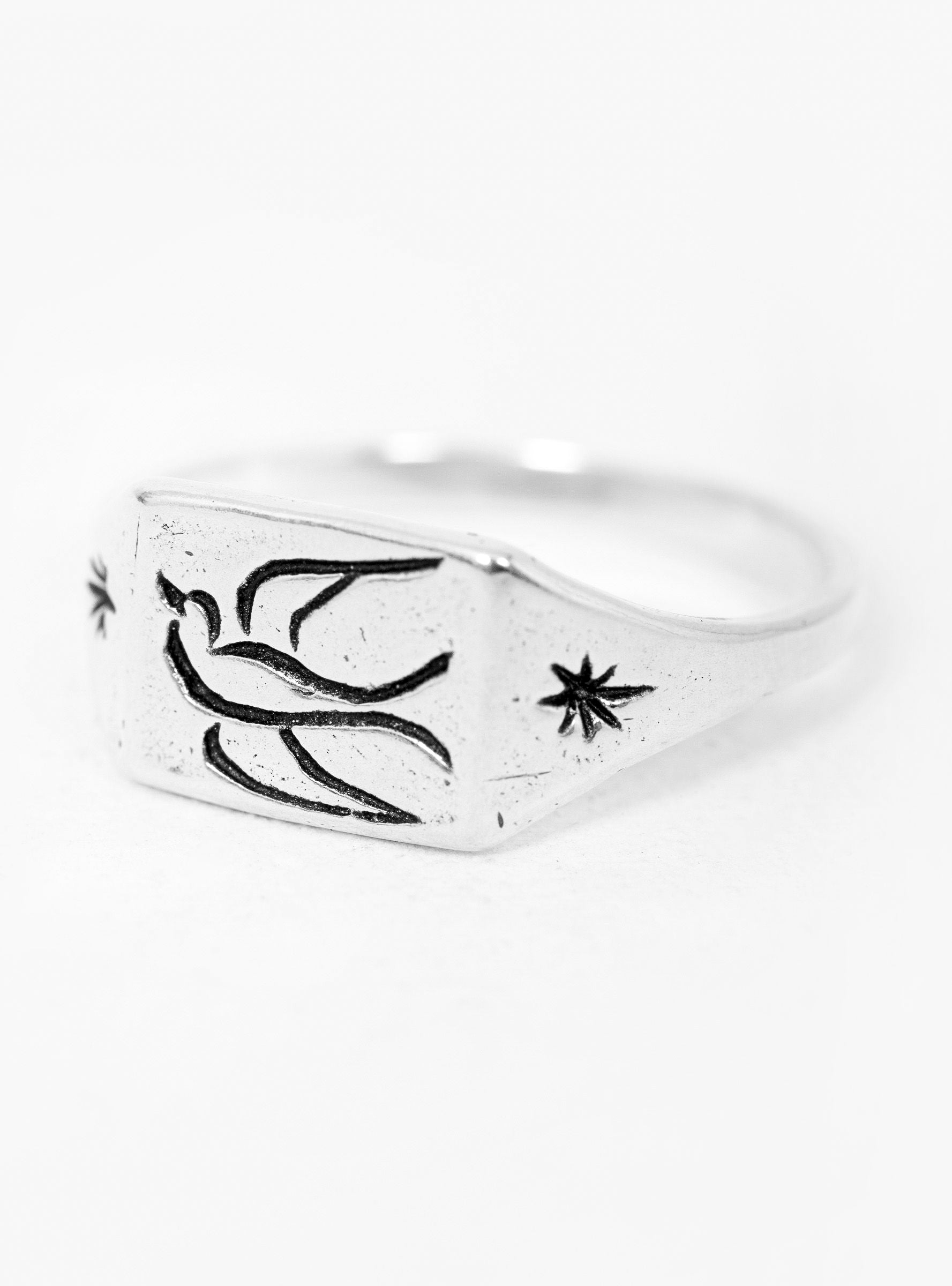  LHN Jewelry Small Swallow Ring Silver - 10