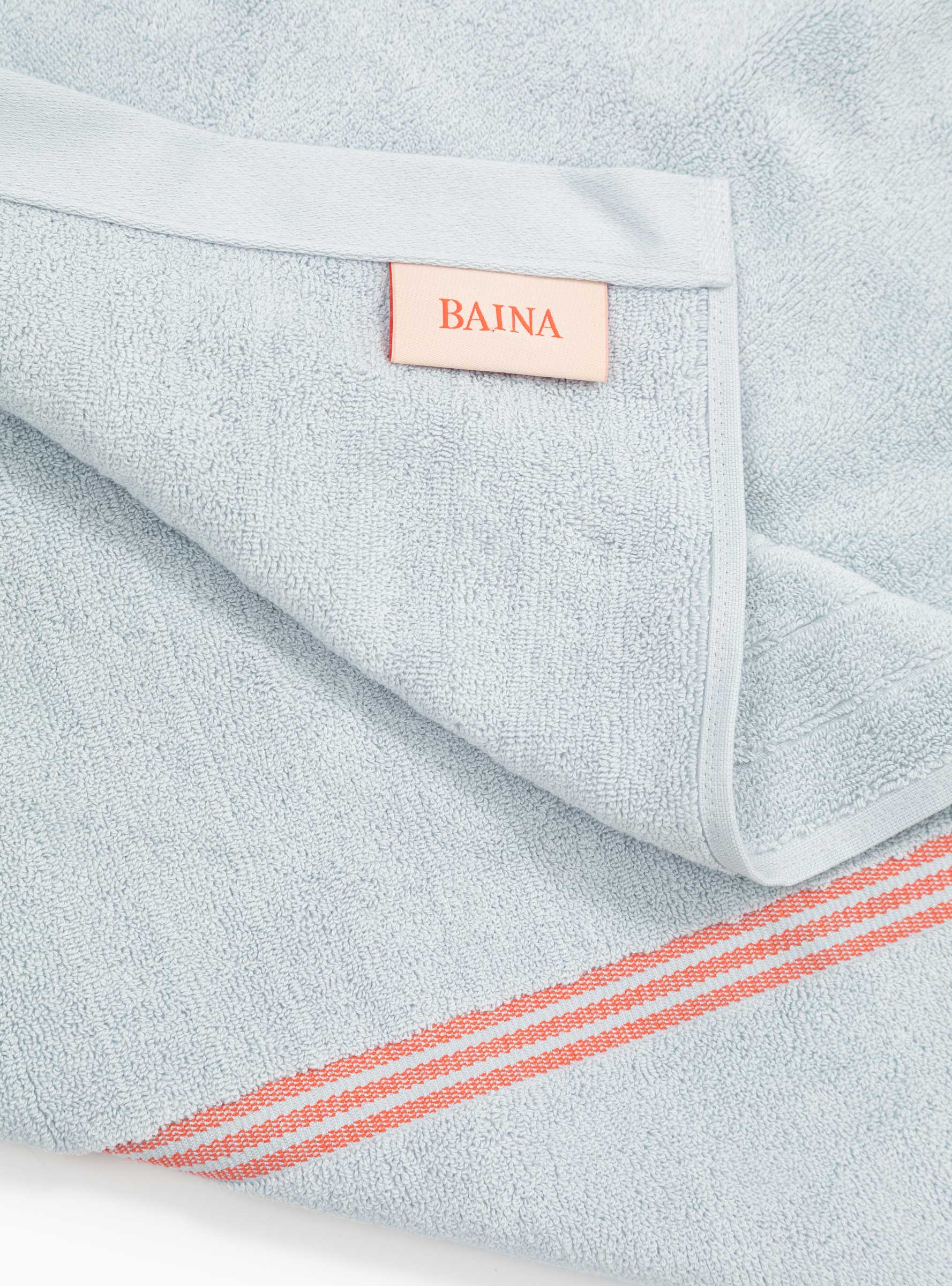  BAINA Abel Bath Sheet Lake Blue