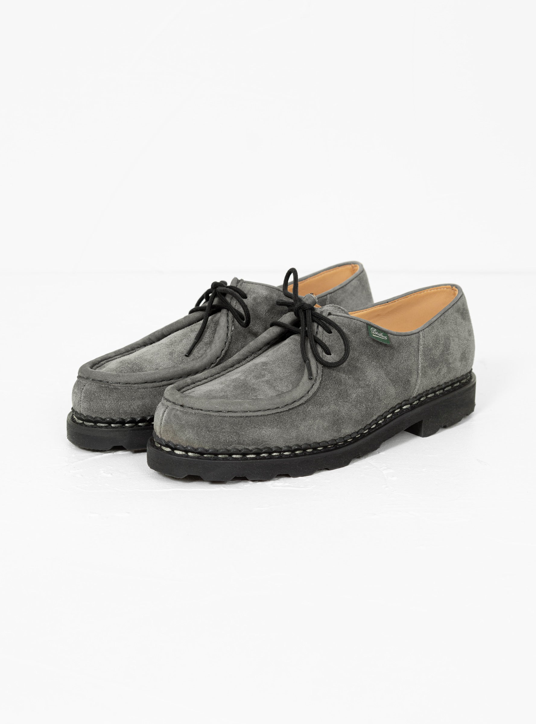 Paraboot Paraboot Michael Suede Shoes Grey - Size: UK 10