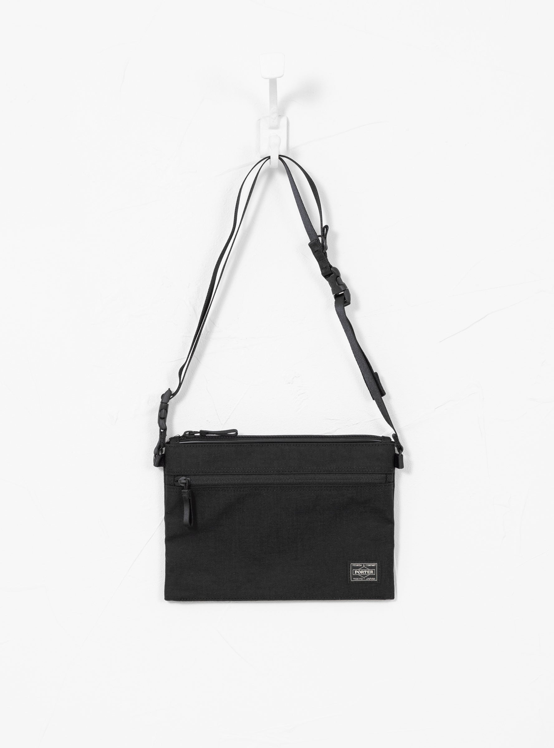  Porter Yoshida & Co. Hybrid Sacoche Shoulder Bag Black