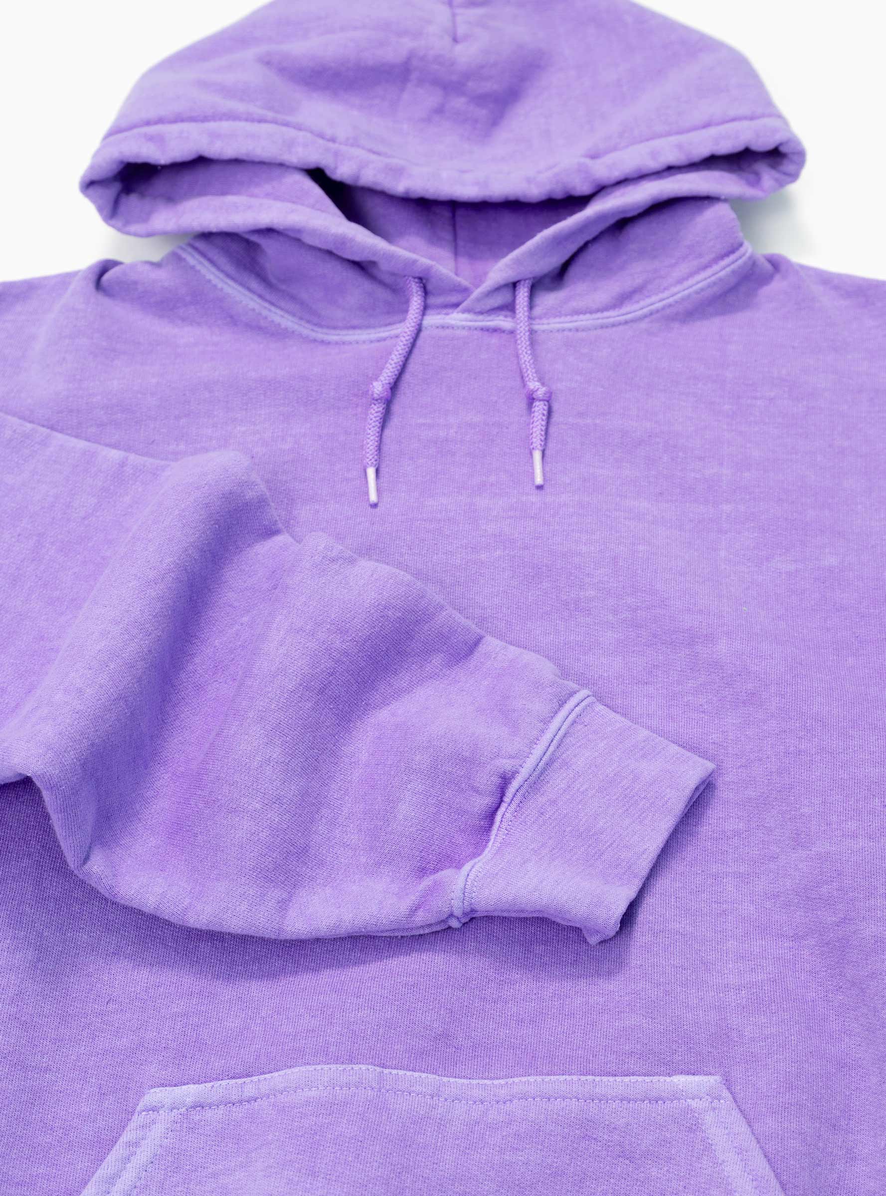  Towncraft Pigment Dyed Hoodie Purple - Size: Medium