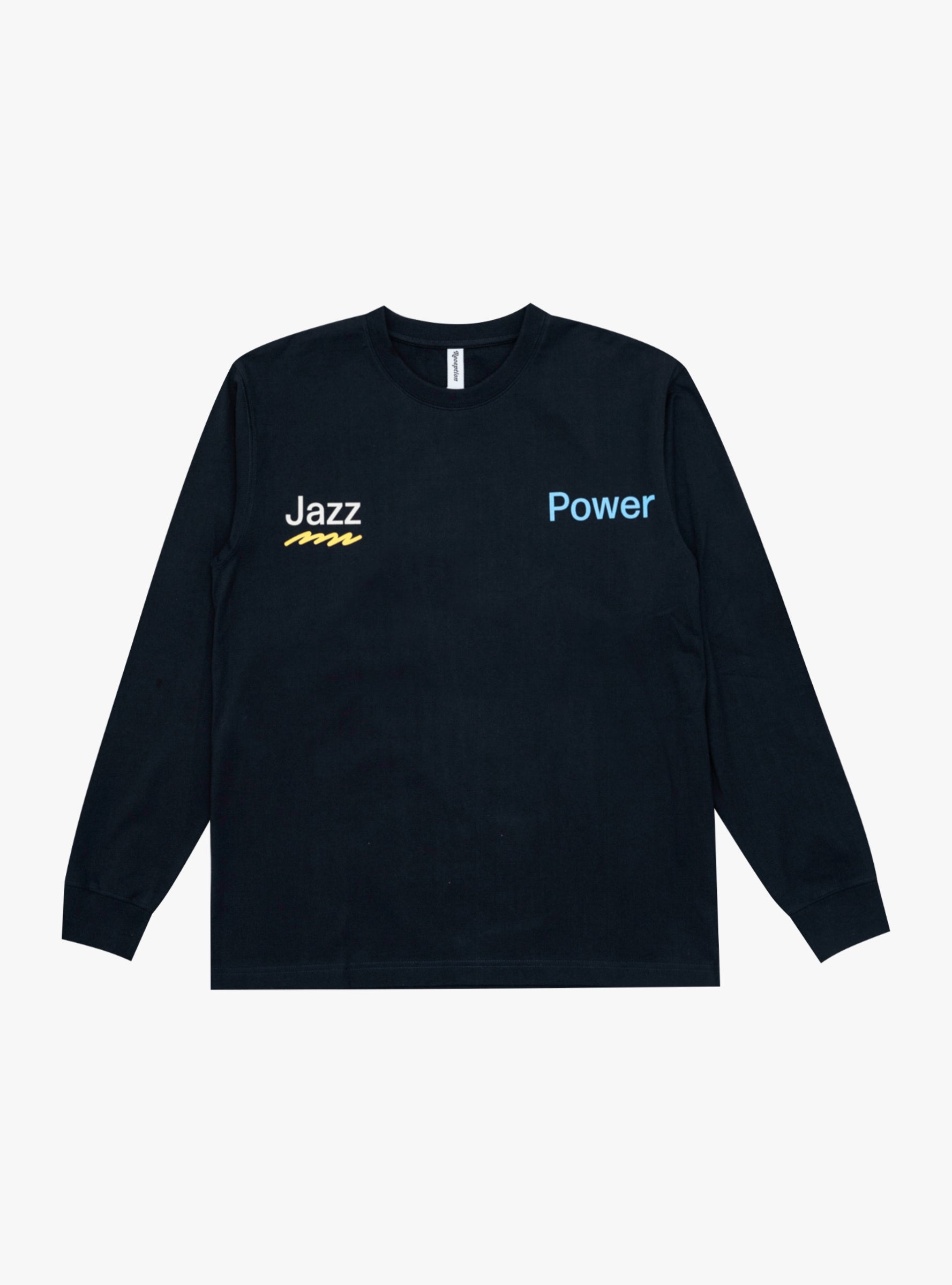  Reception Jazz Long Sleeve T-shirt Dark Navy - Size: Small