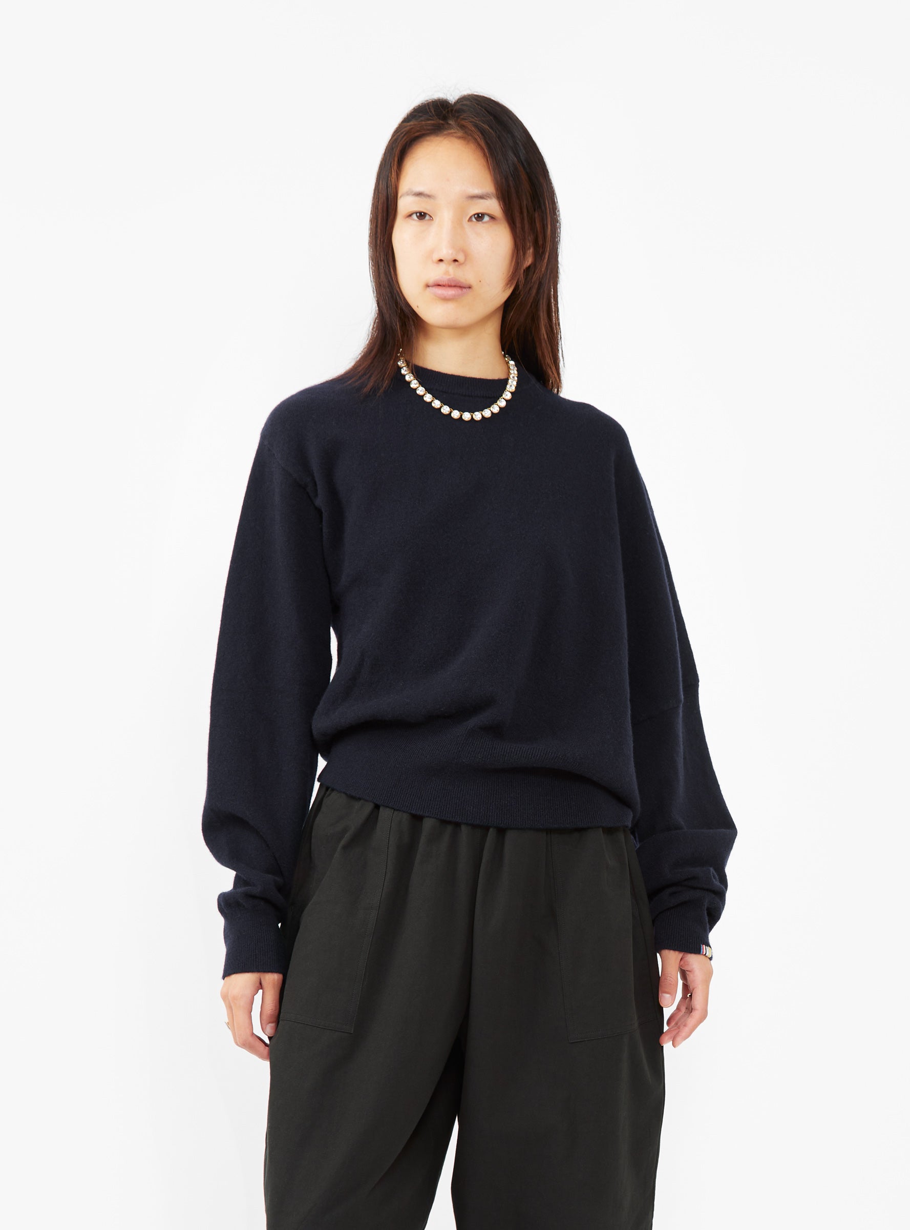  Extreme Cashmere No.288 Dia Sweater Navy