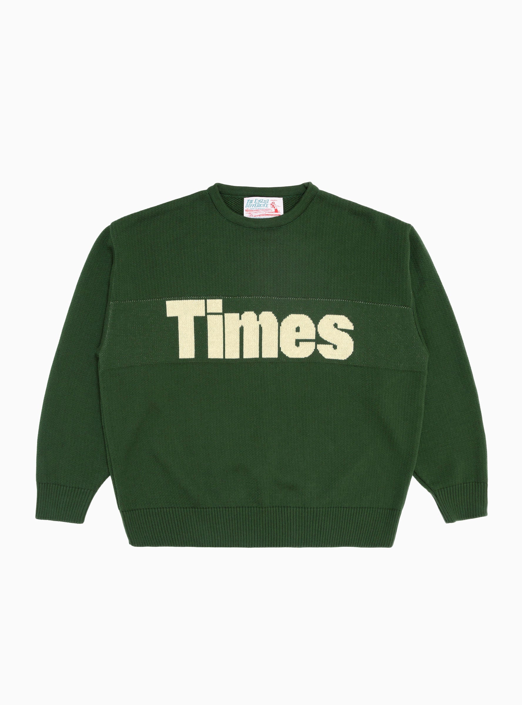  The English Difference Kendrew Times Crew Conifer - Size: Large