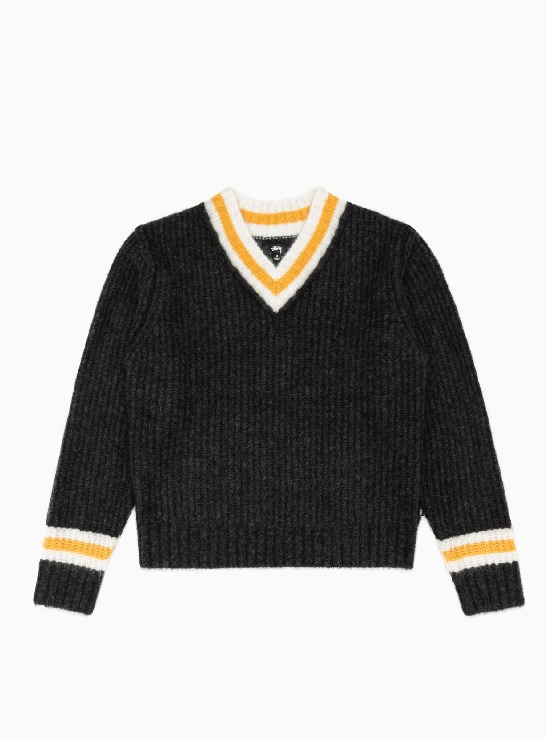  Stüssy Mohair Tennis Sweater Charcoal