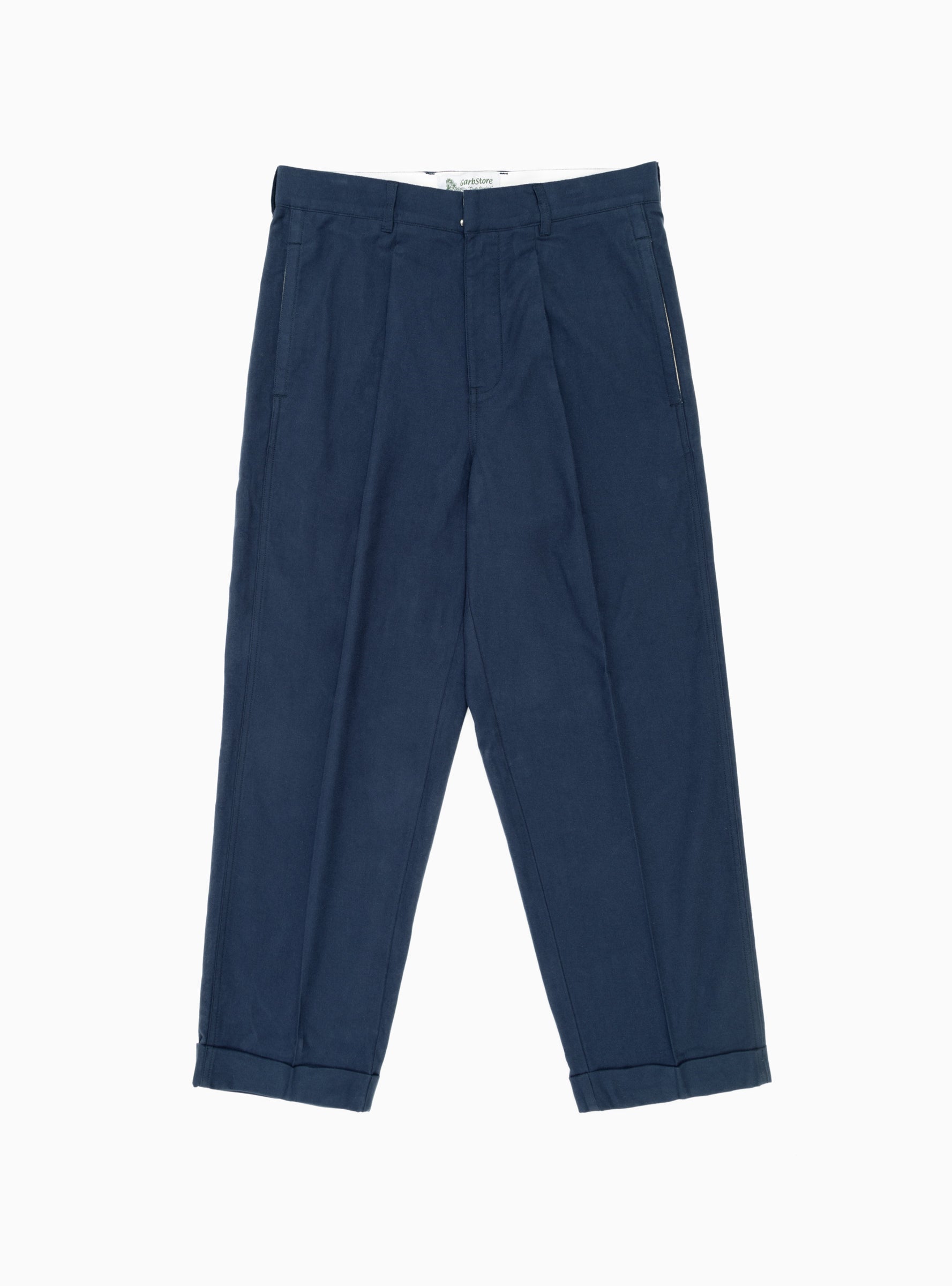  Garbstore Manager Pleated Pants Navy