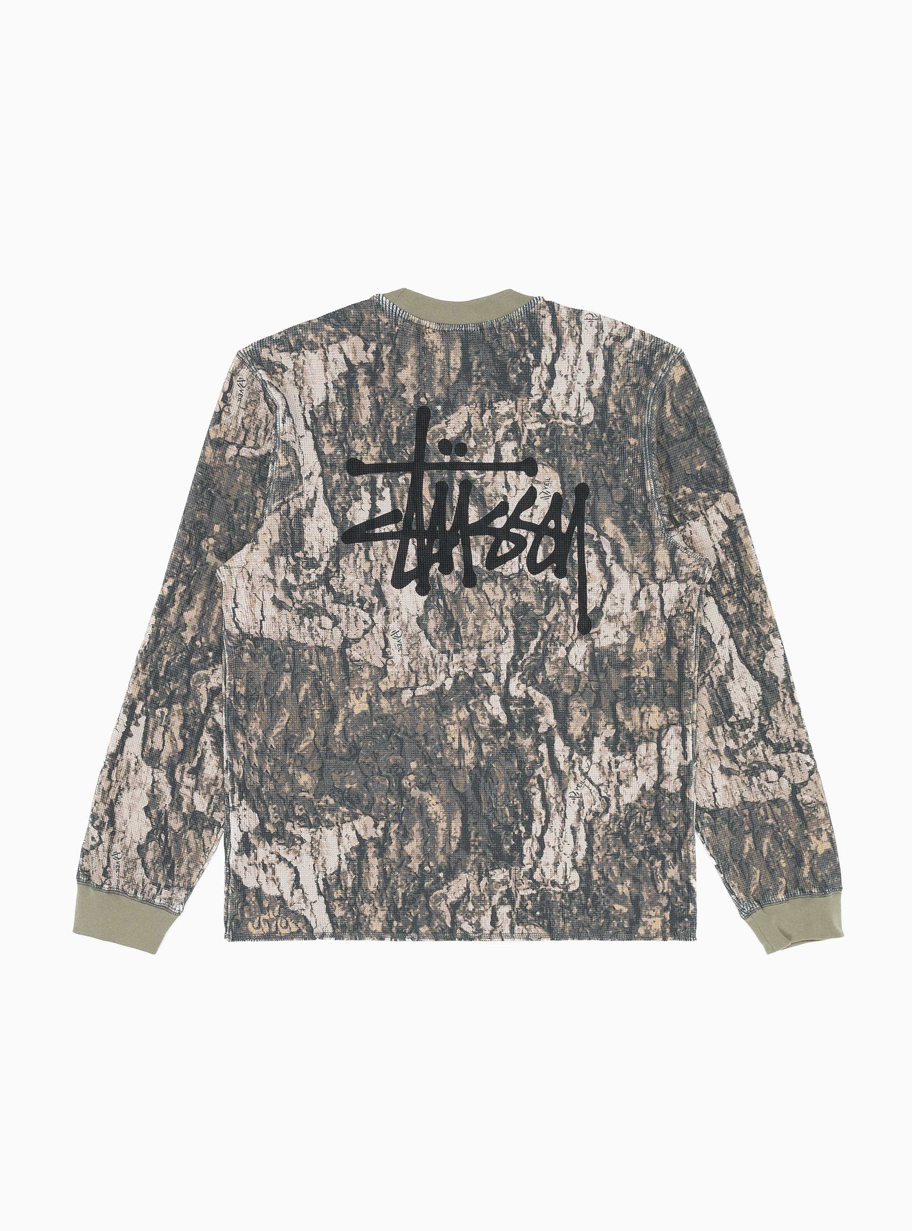  Stüssy Basic Stock Thermal Top Khaki Relic Camo