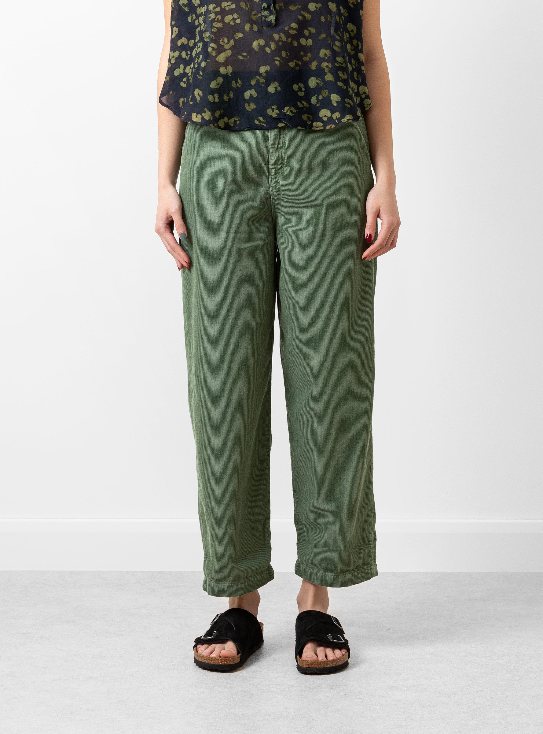  Bellerose Pasop Trousers Eucalyptus Green - Size: UK10