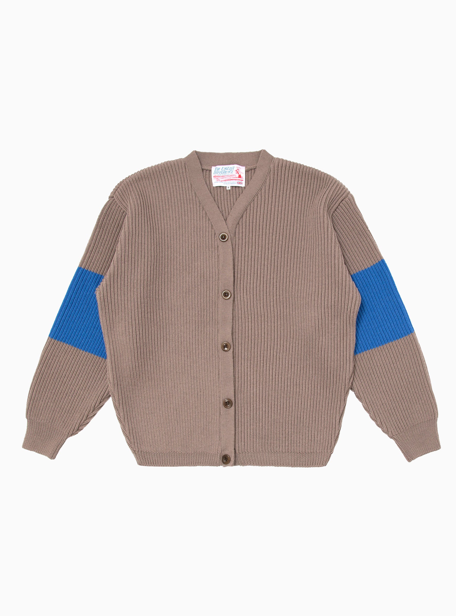  The English Difference Sports Merino Wool Cardigan Earth