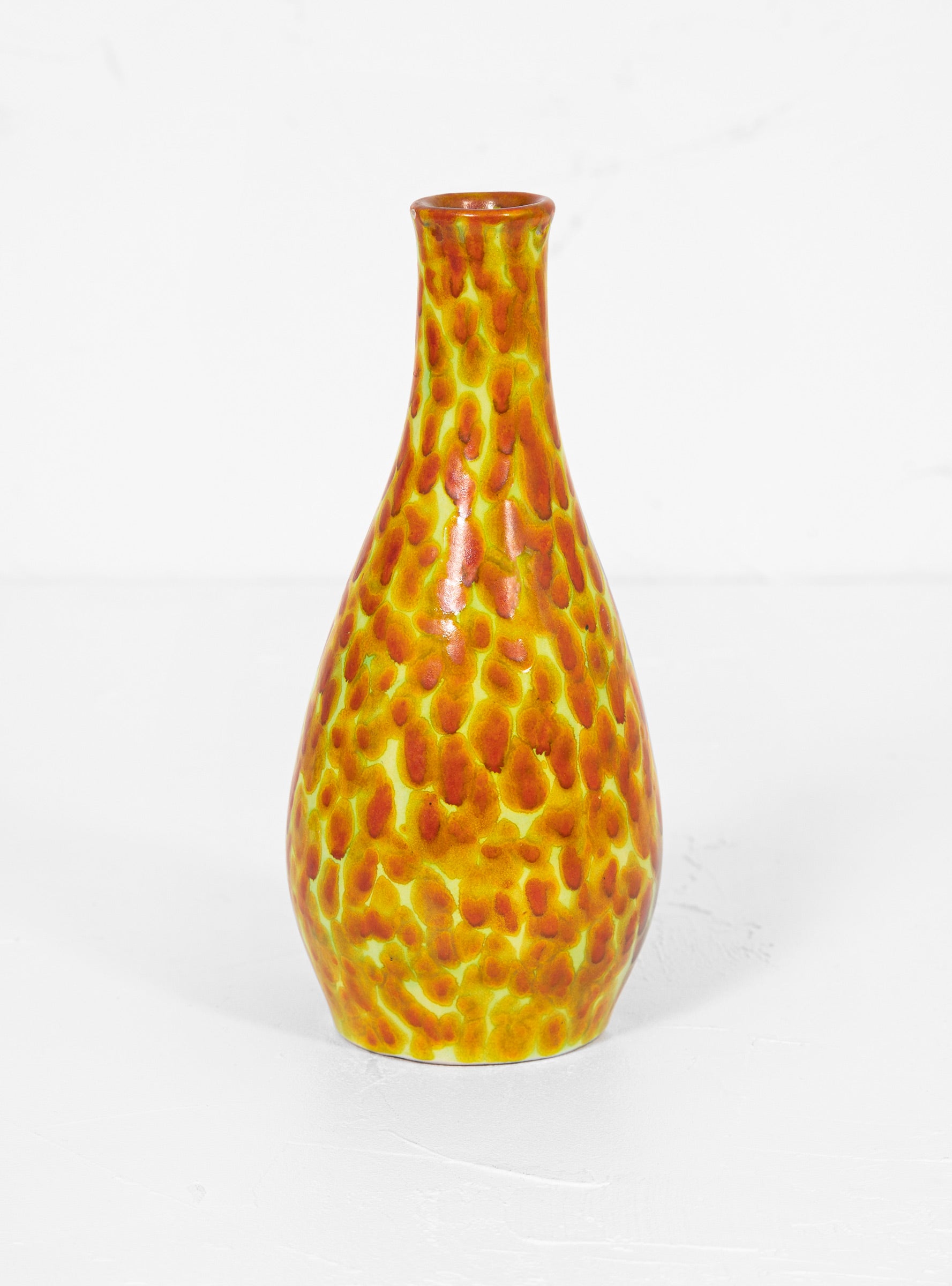  All'Origine Spotty Vase Orange & Yellow