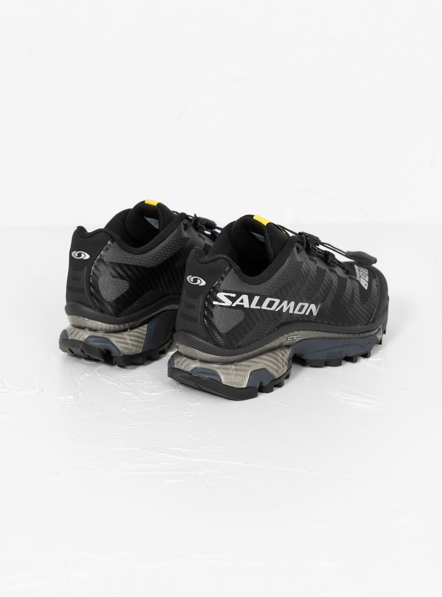 SALOMON Salomon XT-4 Sneakers Black, Ebony & Silver Metallic - Size: UK6