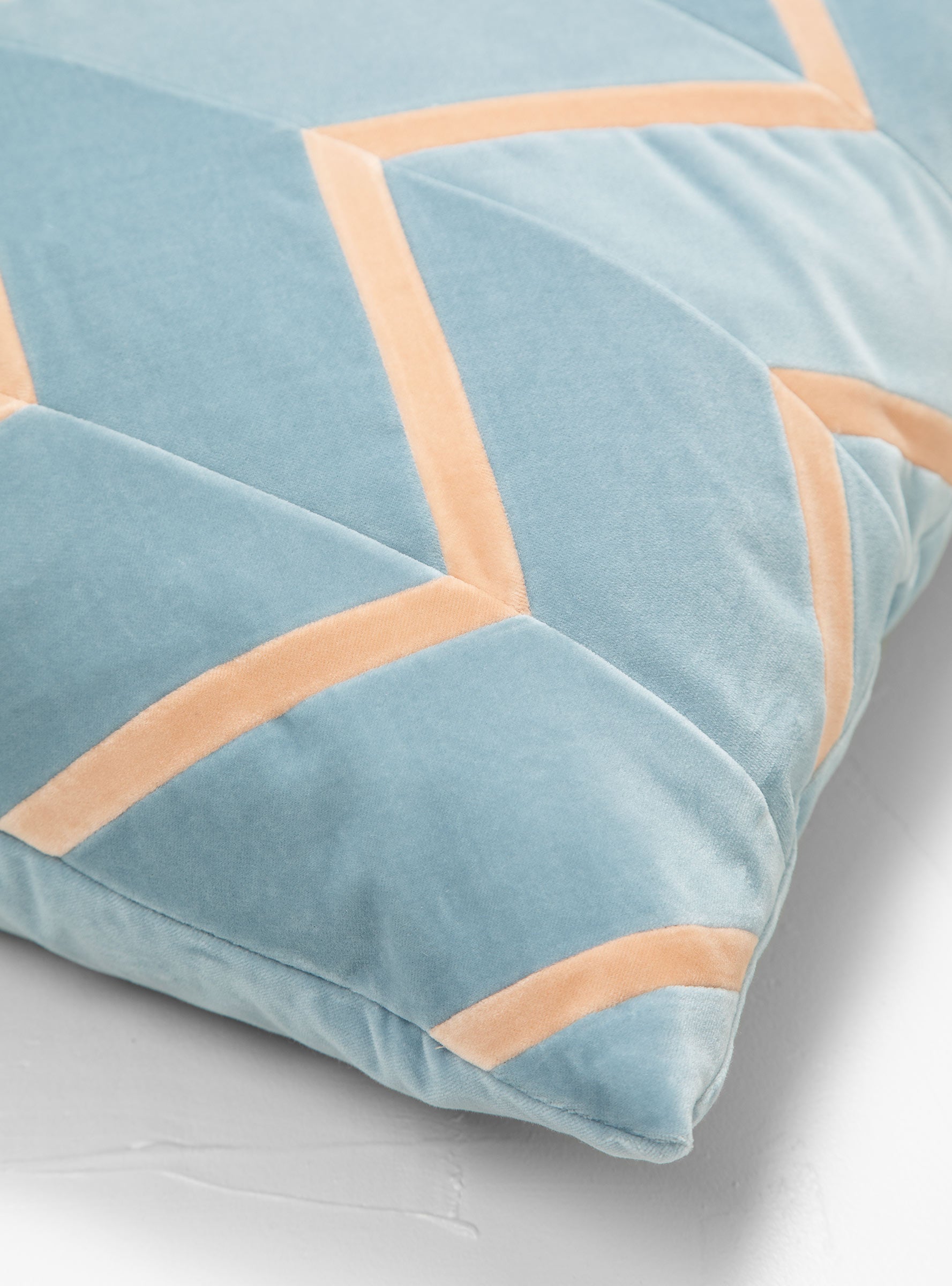  Christina Lundsteen Sadie Cushion Blue & Beige