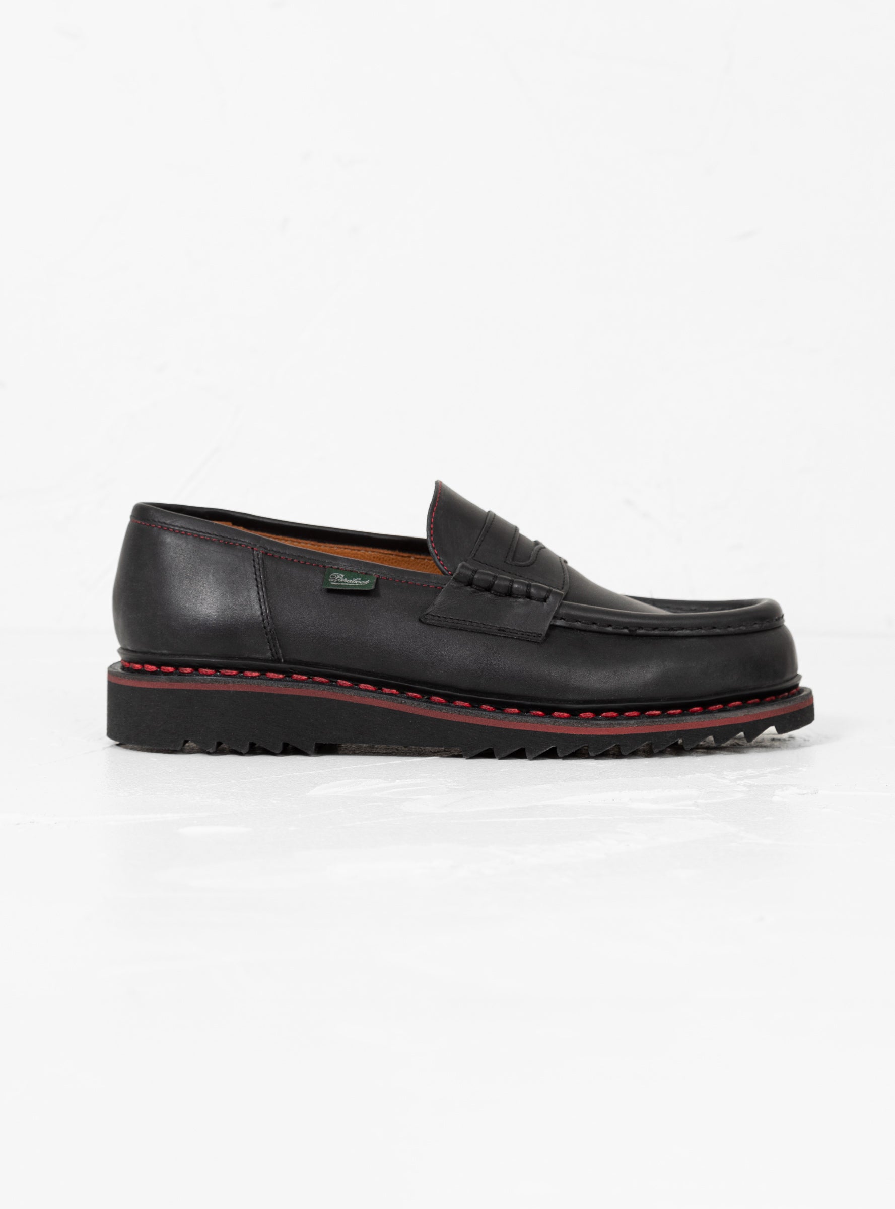 Paraboot Paraboot Reims Loafers Black & Red - Size: UK 9