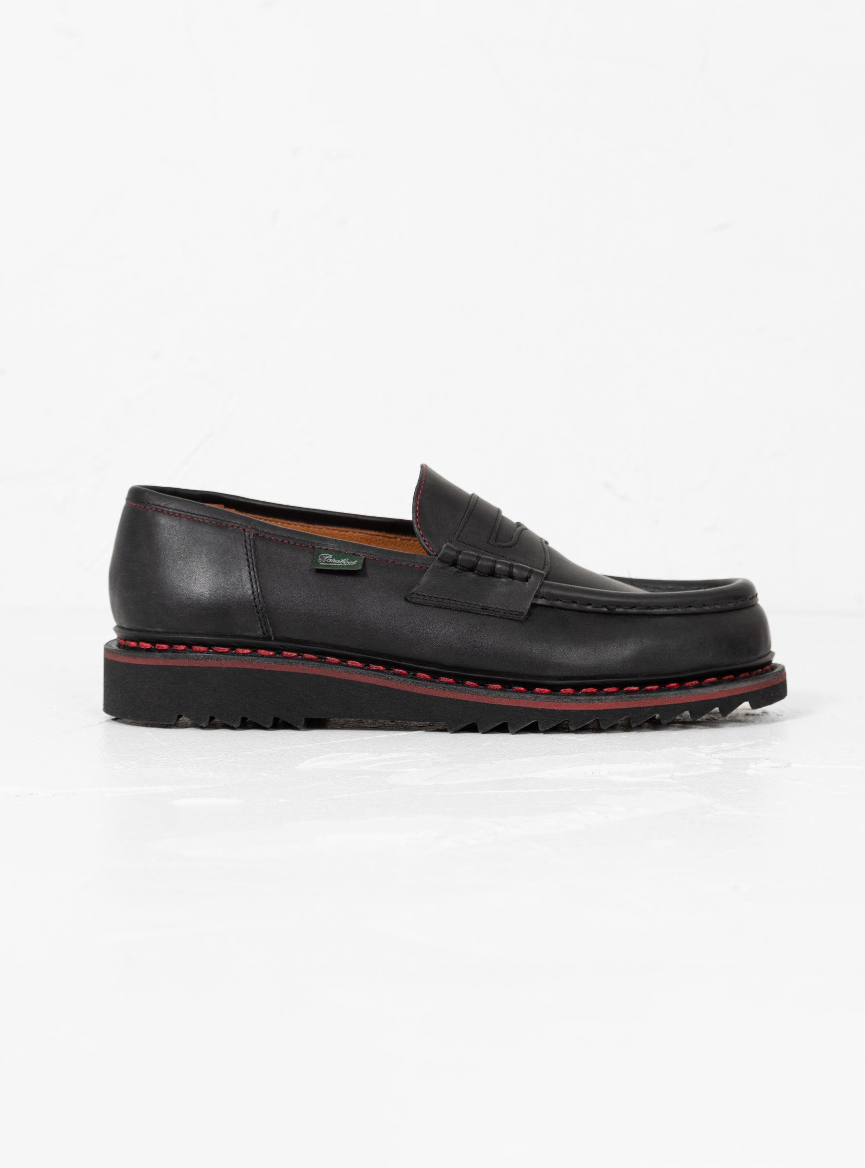 Paraboot Paraboot Reims Loafers Black & Red - Size: UK 10