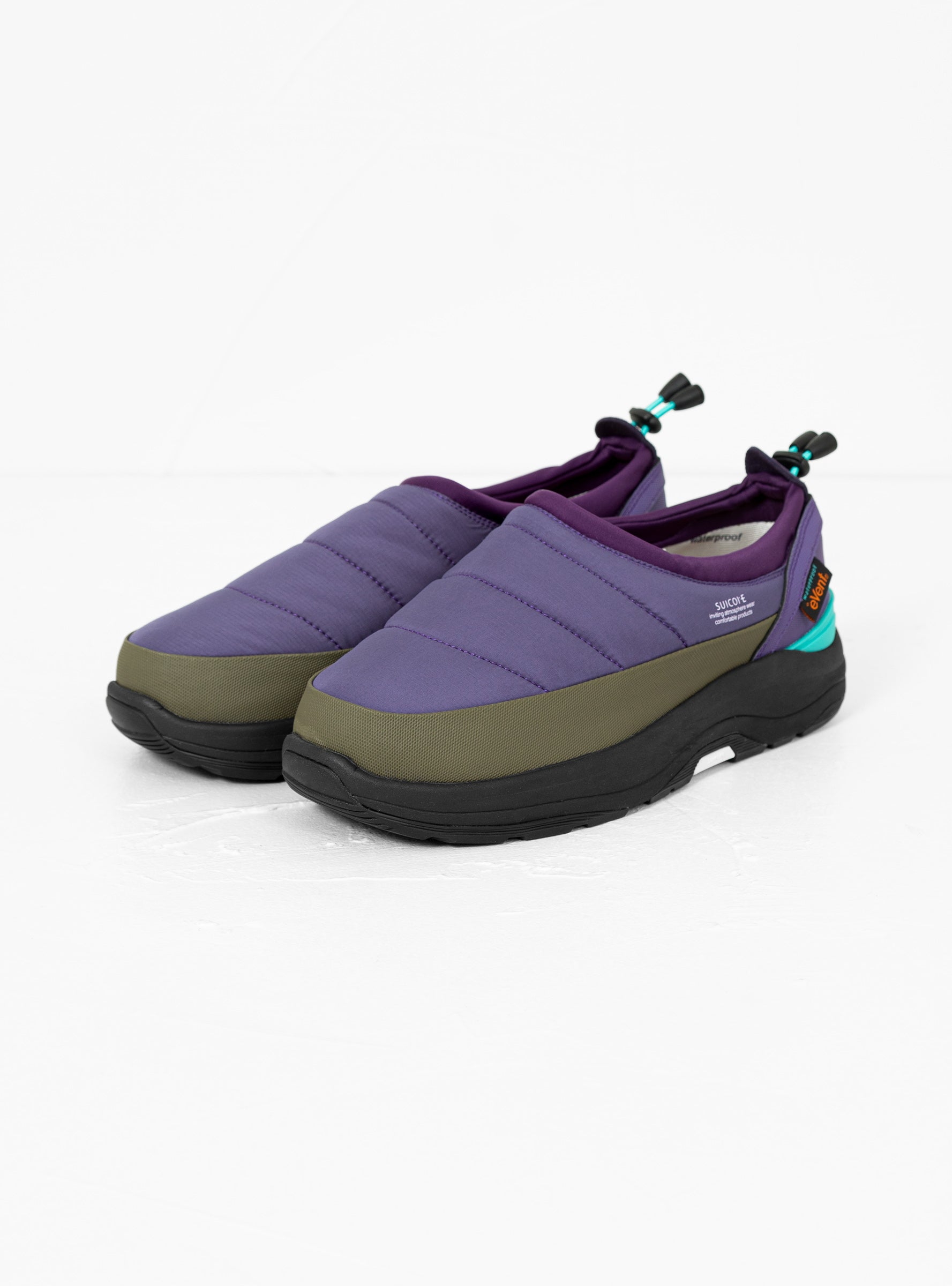 Suicoke Suicoke Pepper Modev Shoes Purple & Black - Size: UK 10