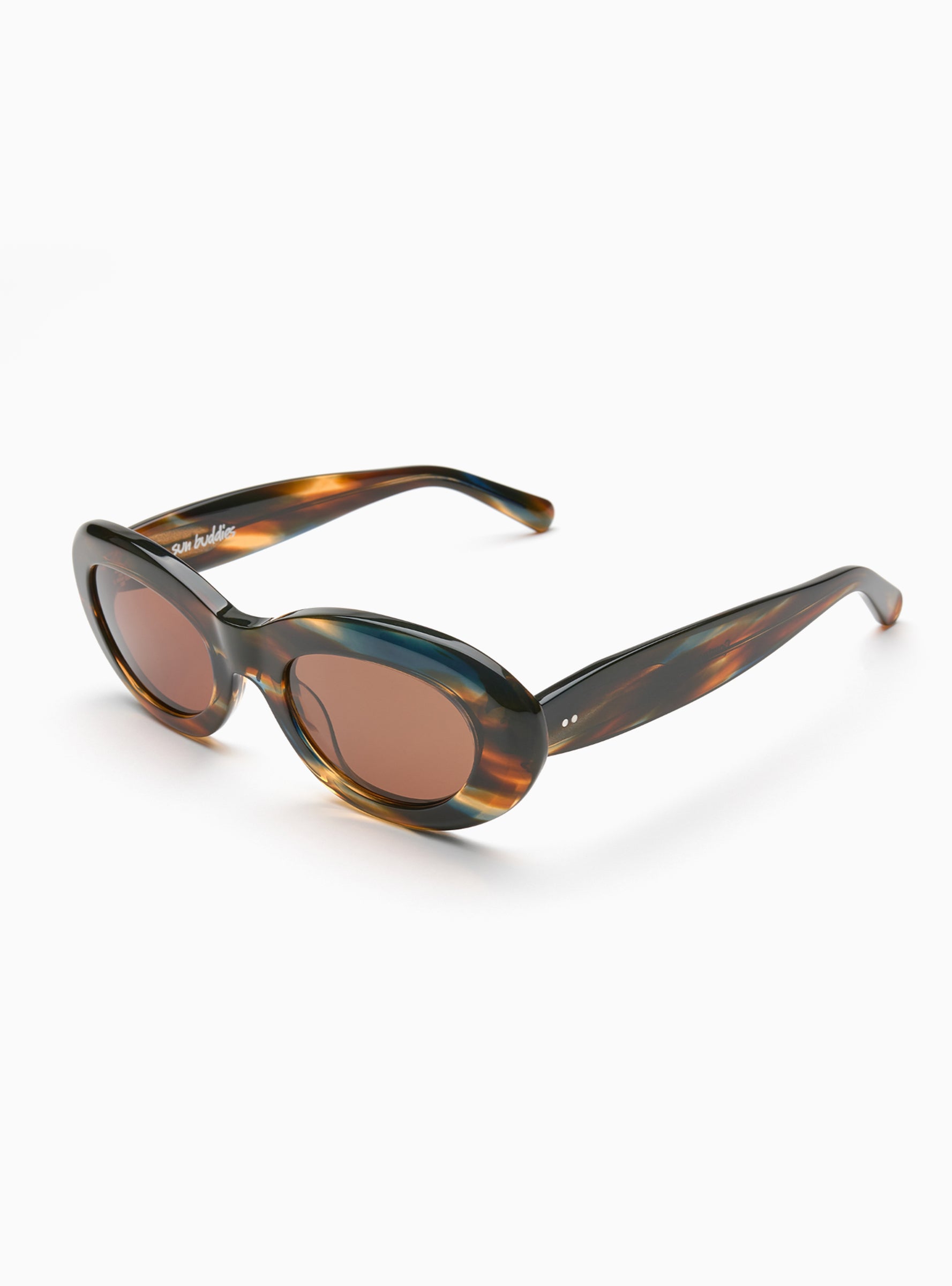  Sun Buddies Courtney Sunglasses Brown Tortoiseshell