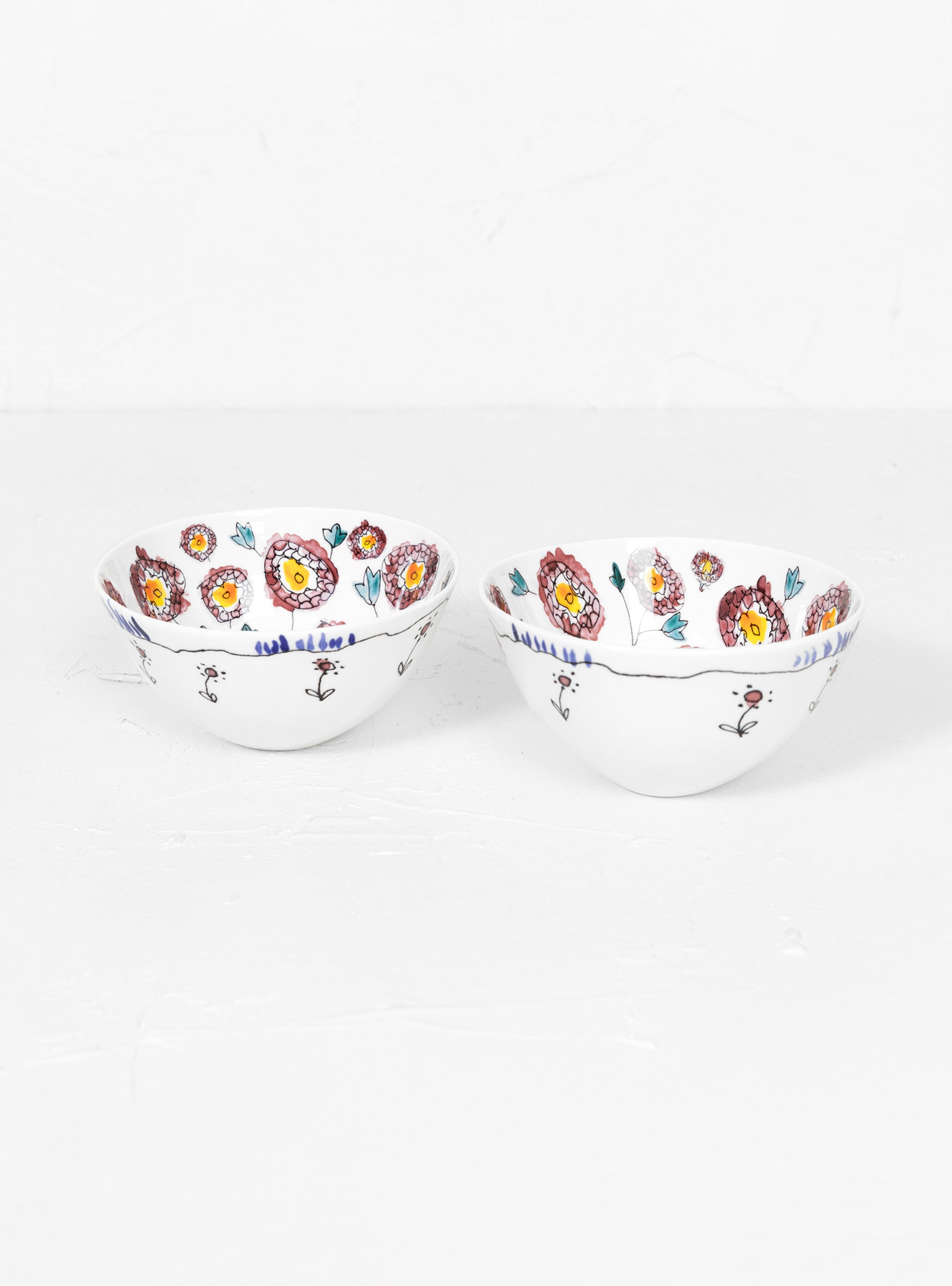  Serax Bowl M Anemone Milk Set