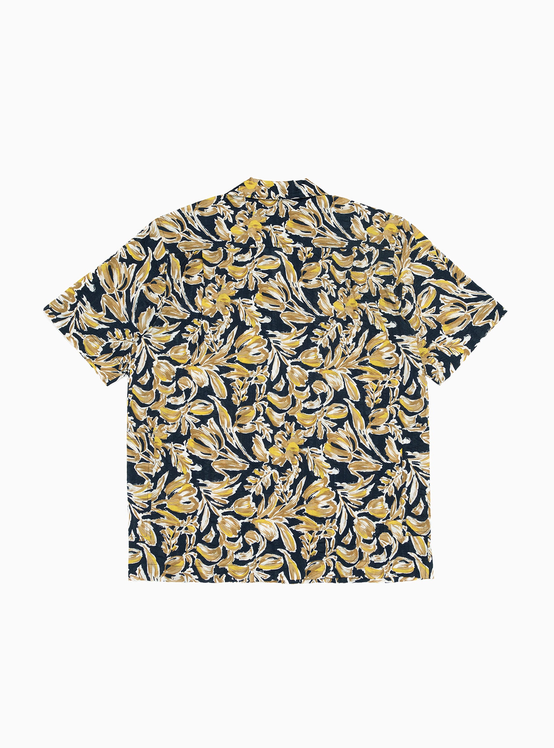  Garbstore Kabana Shirt Blue Floral - Size: Medium