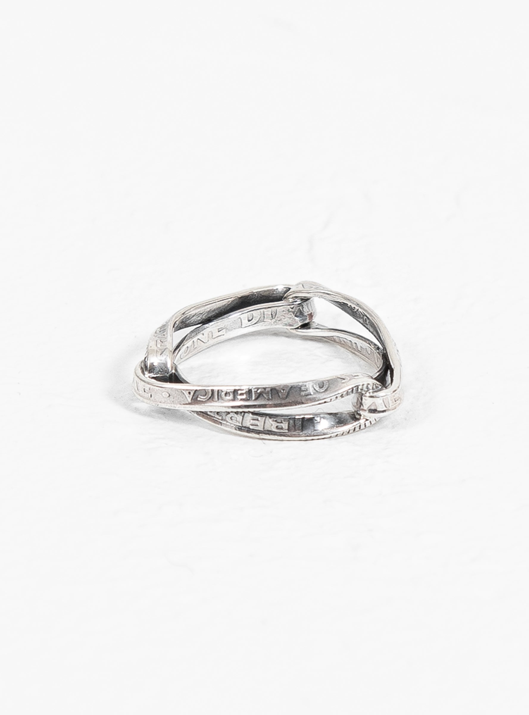  NORTH WORKS 10 Cent Tri Ring Silver - 21