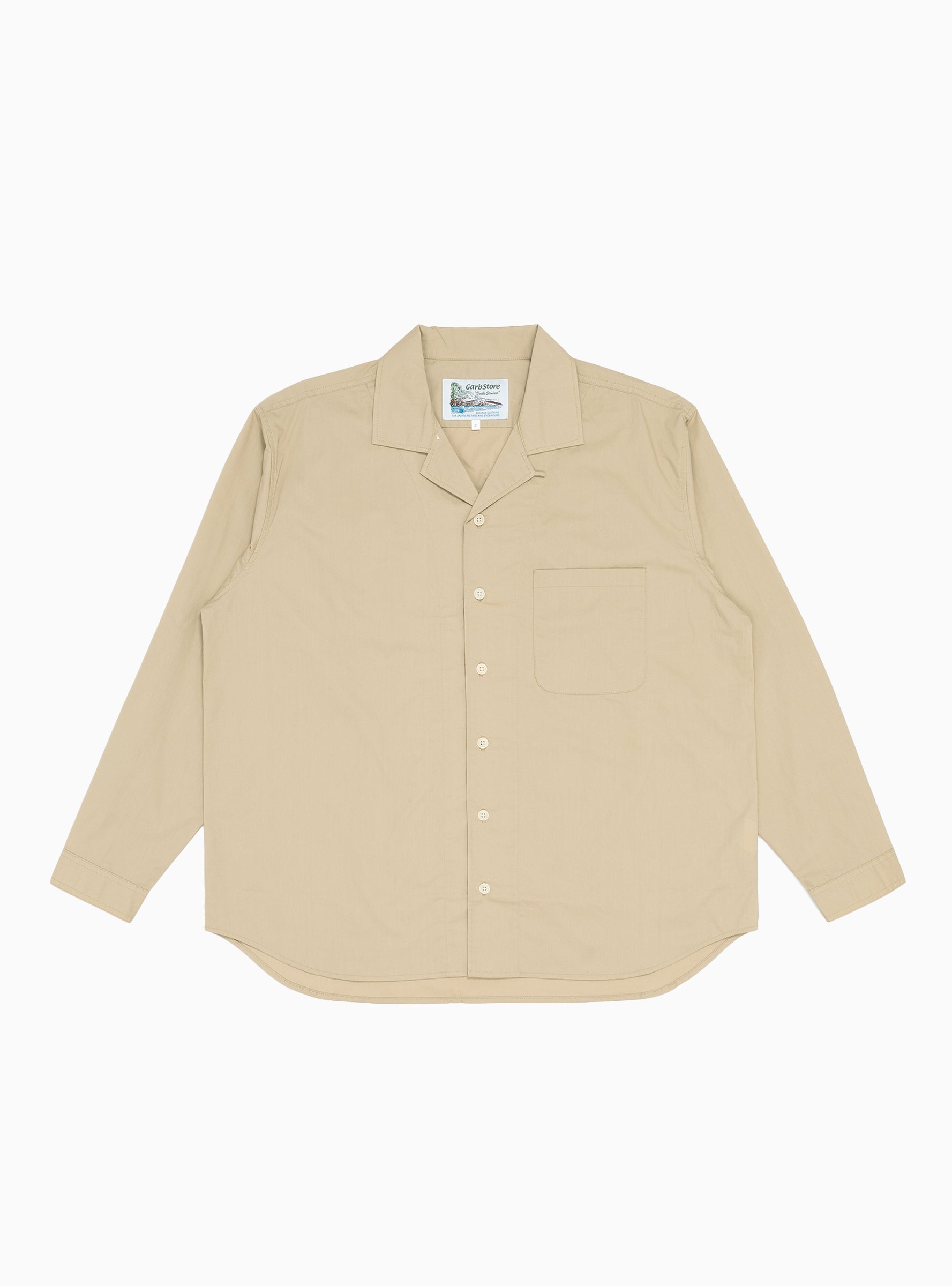  Garbstore Kabana Shirt Tan - Size: XL