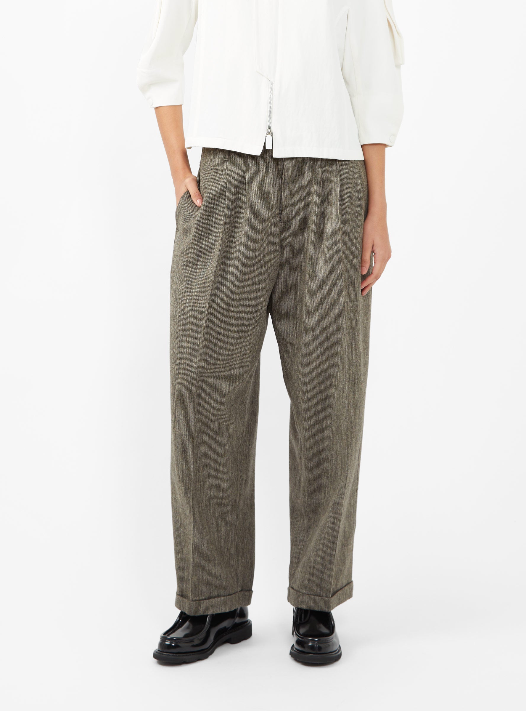  YMC Keaton Trousers Brown