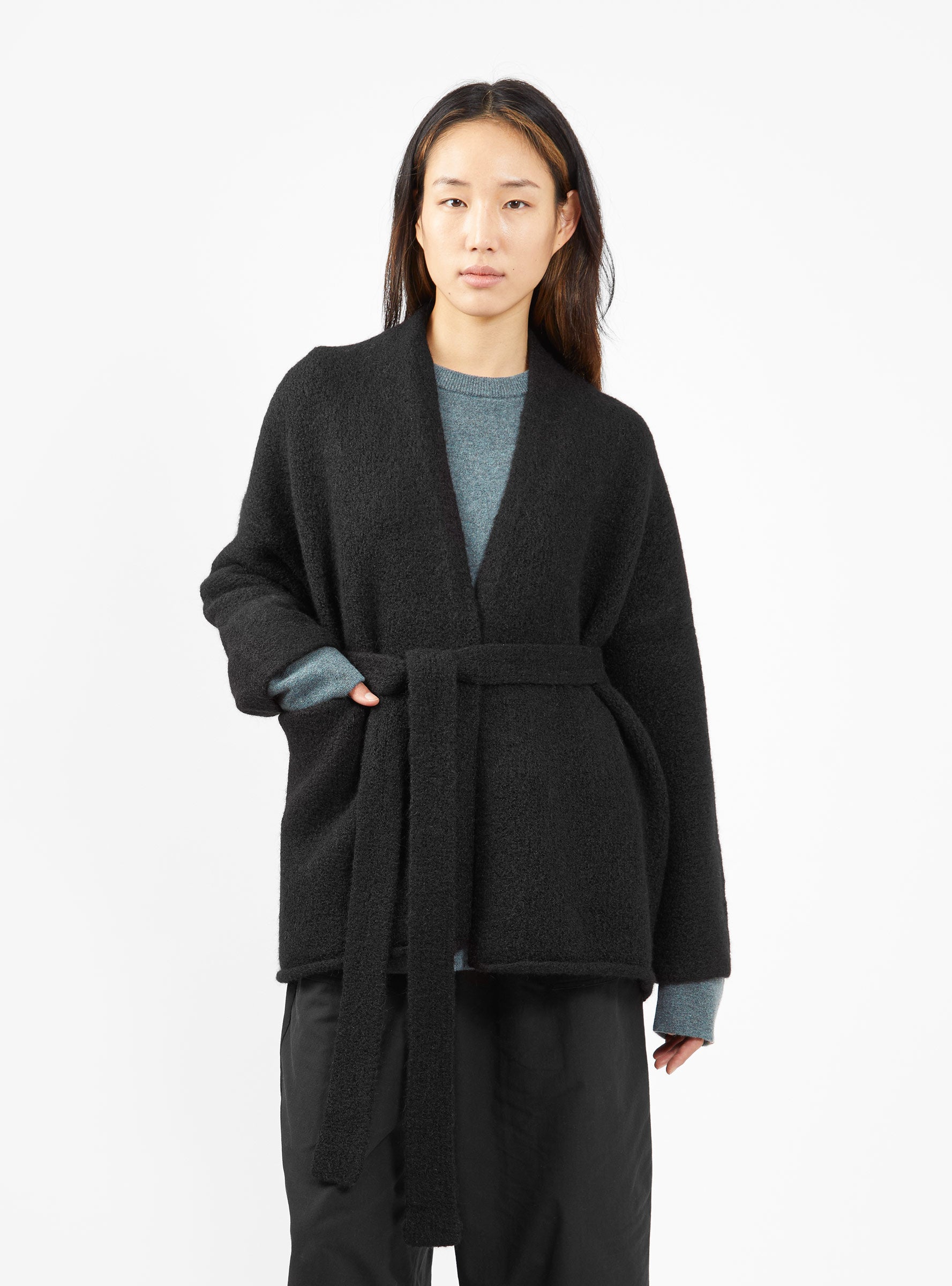  Lauren Manoogian Coto Cardigan Black