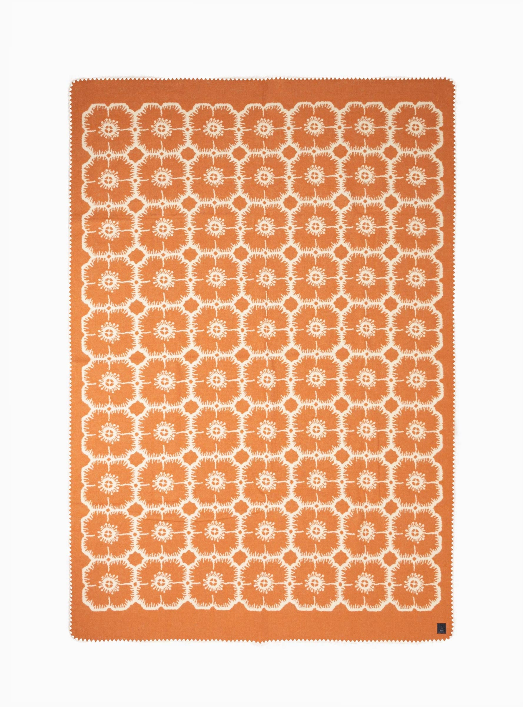  Minä Perhonen Anemone Blanket Large Orange